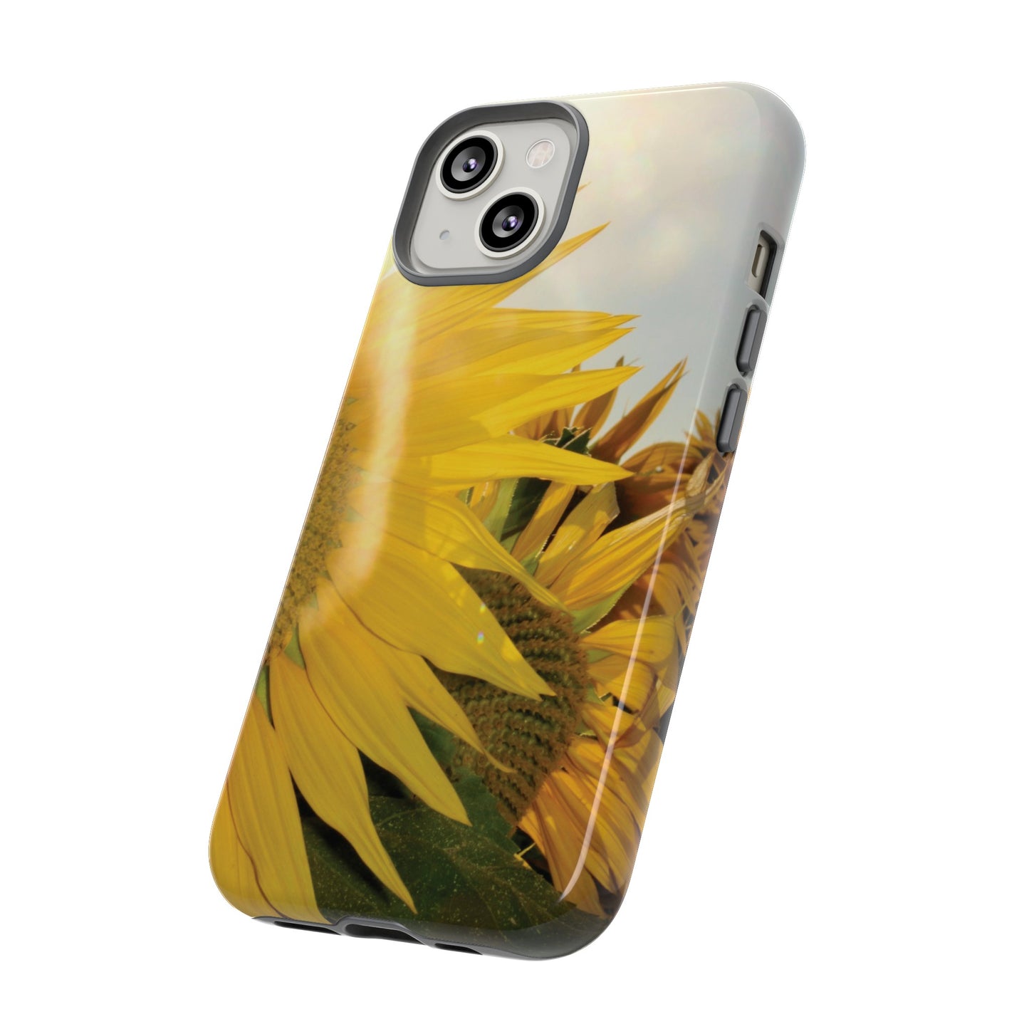 Bright Sunflower Wallpaper Phone Case | iPhone 15 Plus/ Pro, 14, 13, 12| Google Pixel 7, Pro, 5| Samsung Galaxy S23 All Major Phone Models