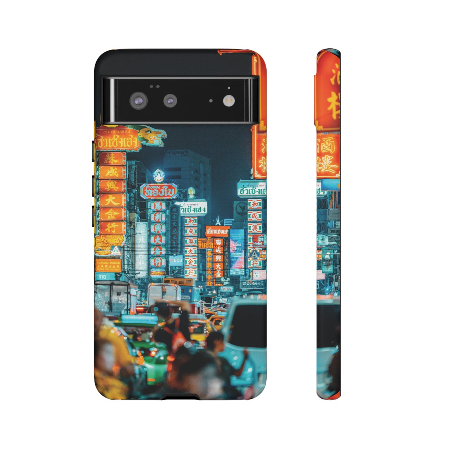 Neon Nightlife Wallpaper Phone Case | iPhone 15 Plus/ Pro, 14, 13, 12| Google Pixel 7, Pro, 5| Samsung Galaxy S23 All Major Phone Models