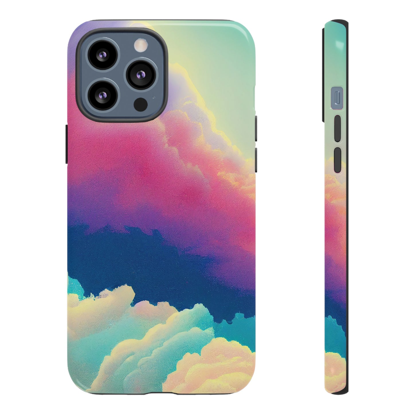 Colourful Clouds Wallpaper Phone Case | iPhone 15 Plus/ Pro, 14, 13, 12| Google Pixel 7, Pro, 5| Samsung Galaxy S23 All Major Phone Models