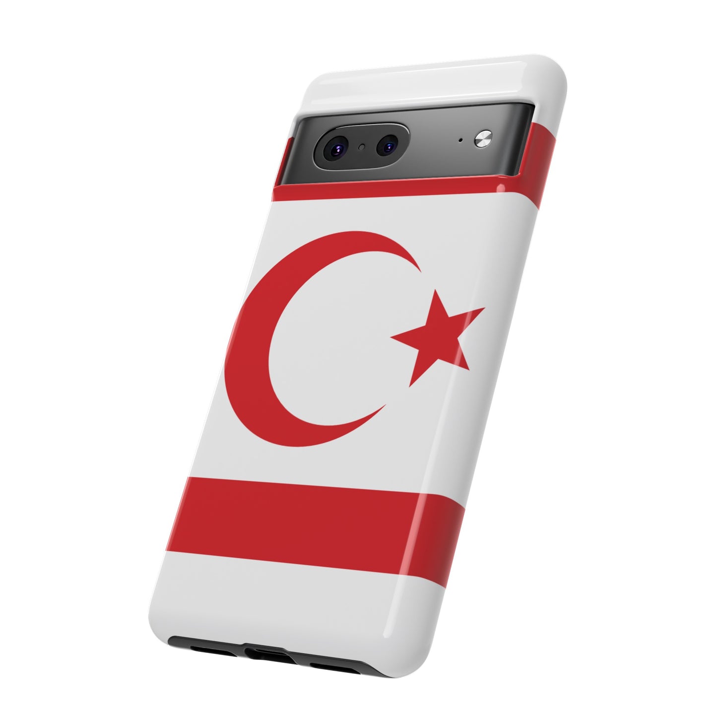 Northern Cyprus Flag Phone Case | iPhone 15 Plus/ Pro, 14, 13, 12| Google Pixel 7, Pro, 5| Samsung Galaxy S23 All Major Phone Models