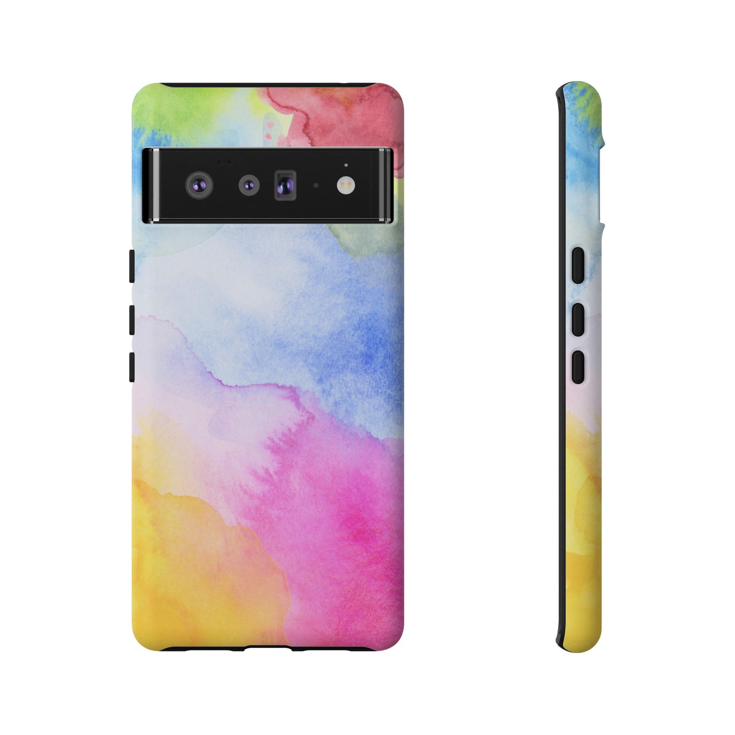 Watercolour Rainbow Phone Case | iPhone 15 Plus/ Pro, 14, 13, 12| Google Pixel 7, Pro, 5| Samsung Galaxy S23 All Major Phone Models