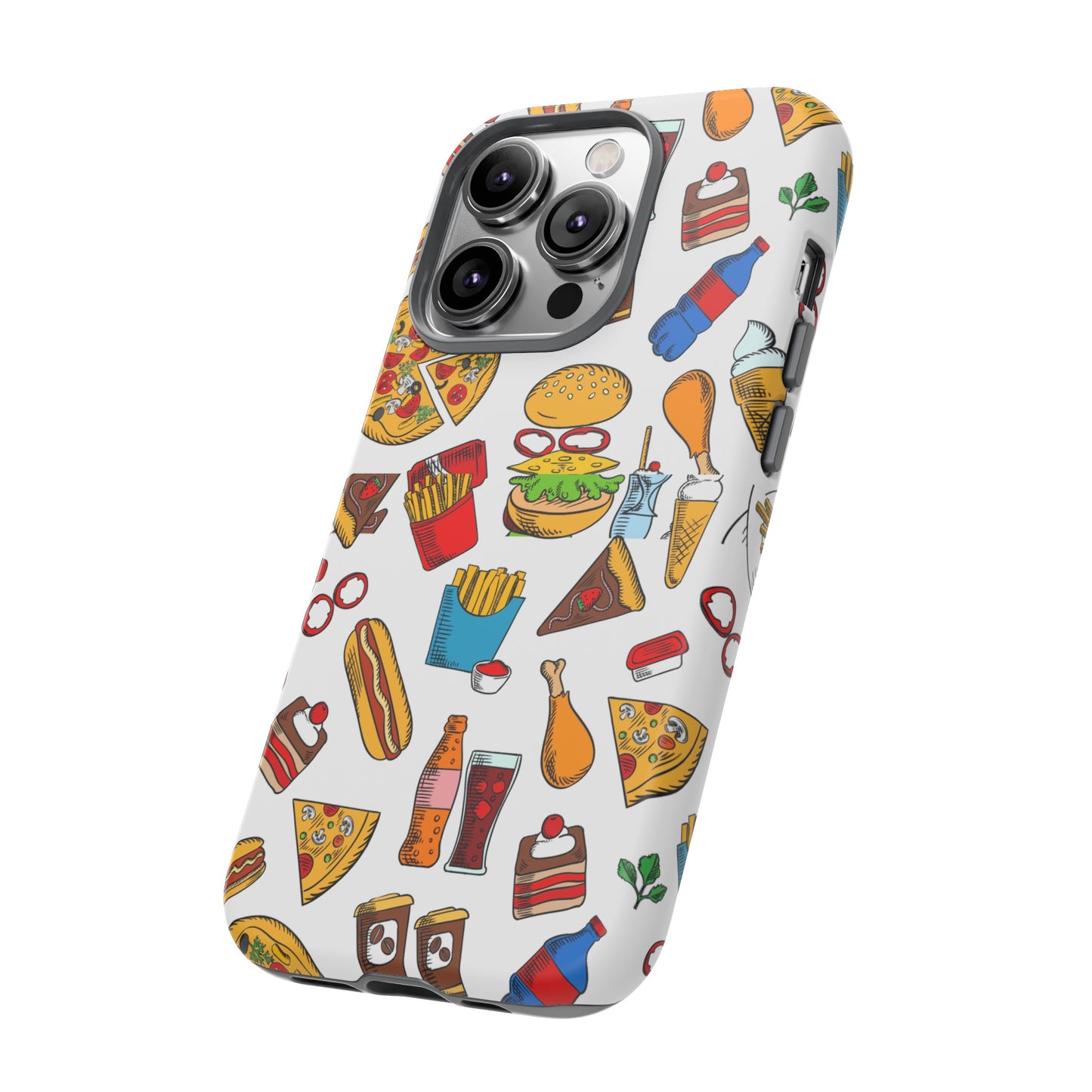 Fast Food Wallpaper Phone Case | iPhone 15 Plus/ Pro, 14, 13, 12| Google Pixel 7, Pro, 5| Samsung Galaxy S23 All Major Phone Models