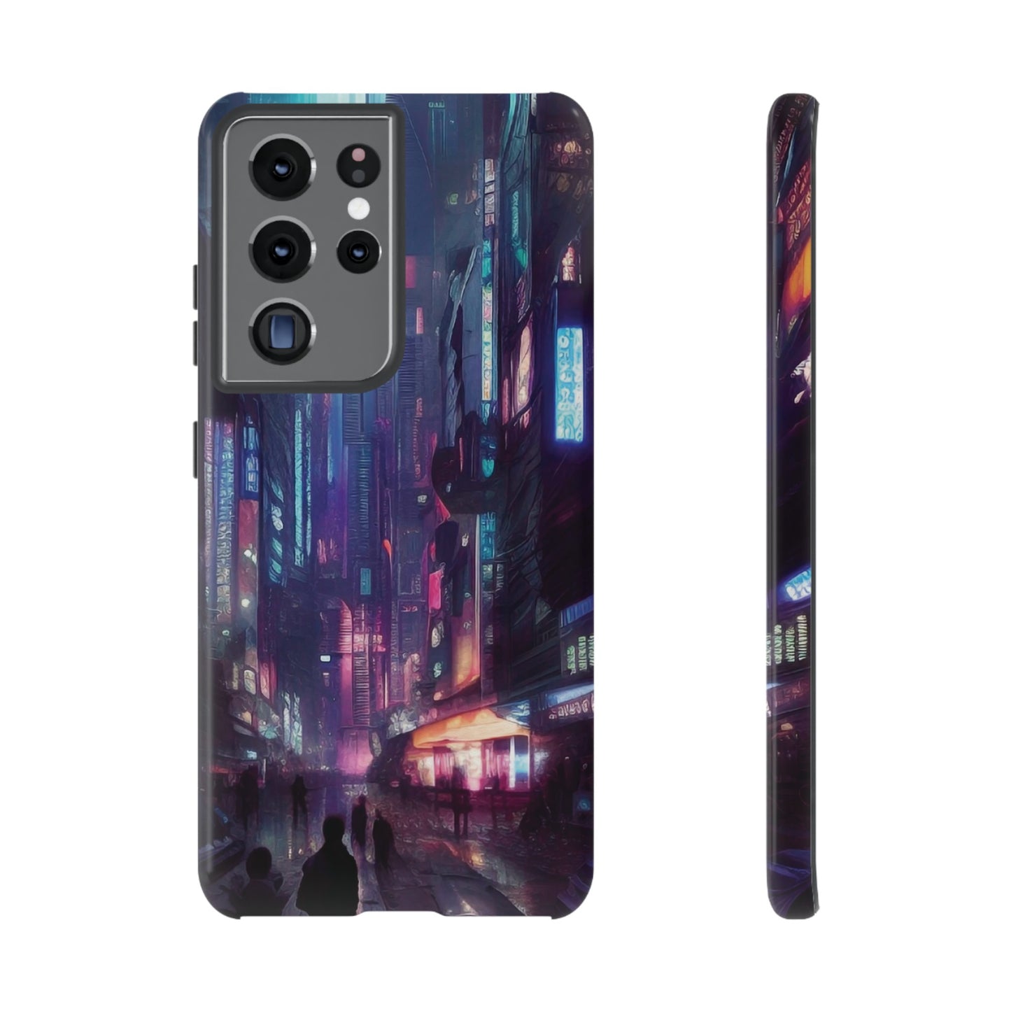 Futuristic Sci-Fi City Wallpaper Phone Case | iPhone 15 Plus/ Pro, 14, 13, 12| Google Pixel 7, Pro, 5| Samsung Galaxy S23 All Major Phone Models