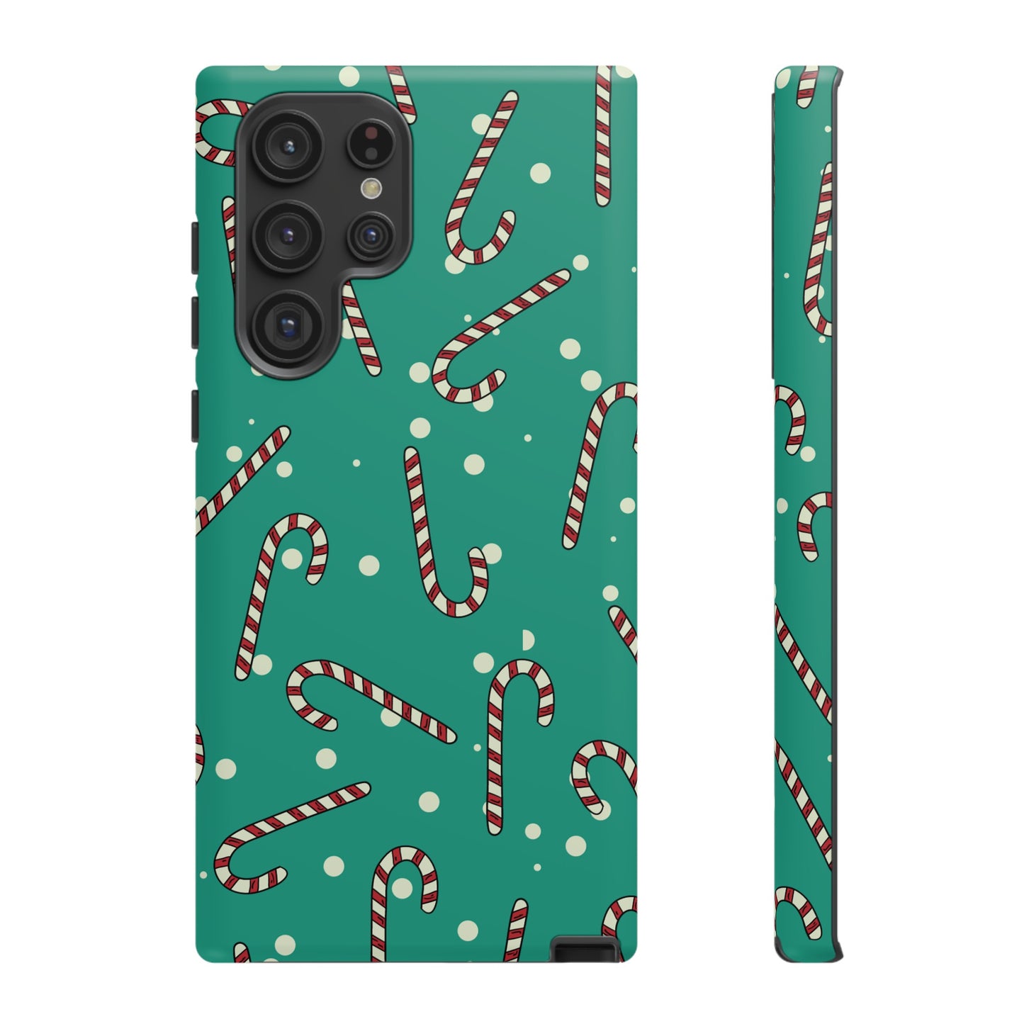 Candycane Wallpaper Phone Case | iPhone 15 Plus/ Pro, 14, 13, 12| Google Pixel 7, Pro, 5| Samsung Galaxy S23 All Major Phone Models