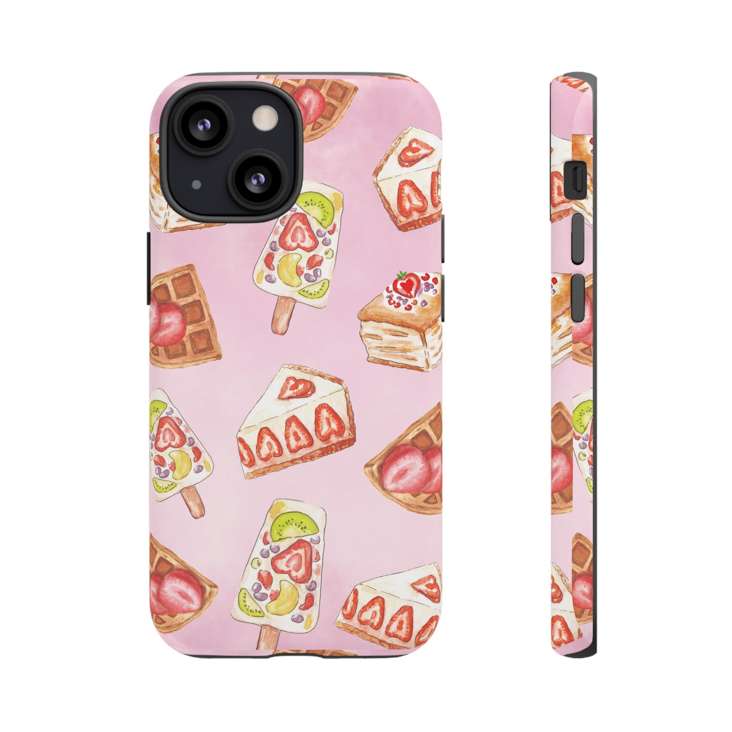 Assorted Dessert Wallpaper Phone Case | iPhone 15 Plus/ Pro, 14, 13, 12| Google Pixel 7, Pro, 5| Samsung Galaxy S23 All Major Phone Models