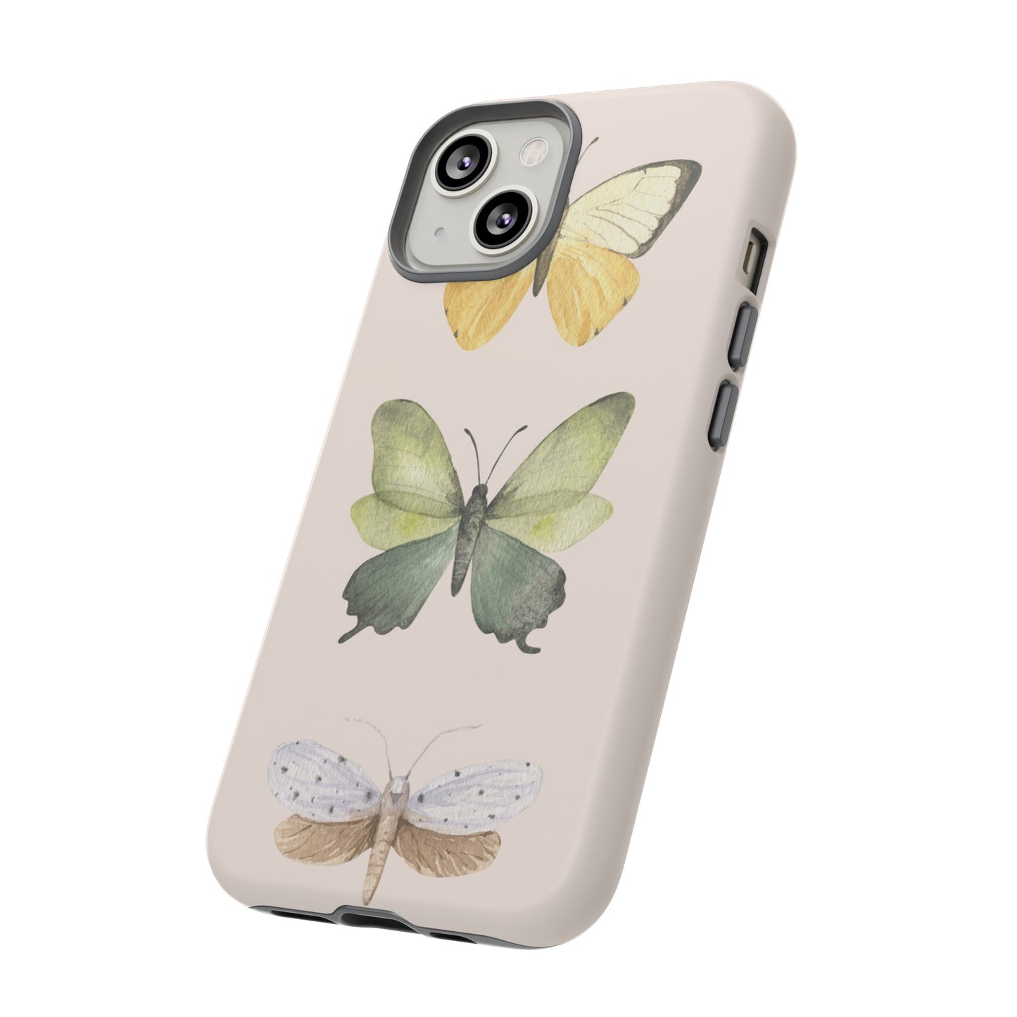 Three Butterflies Wallpaper Phone Case | iPhone 15 Plus/ Pro, 14, 13, 12| Google Pixel 7, Pro, 5| Samsung Galaxy S23 All Major Phone Models