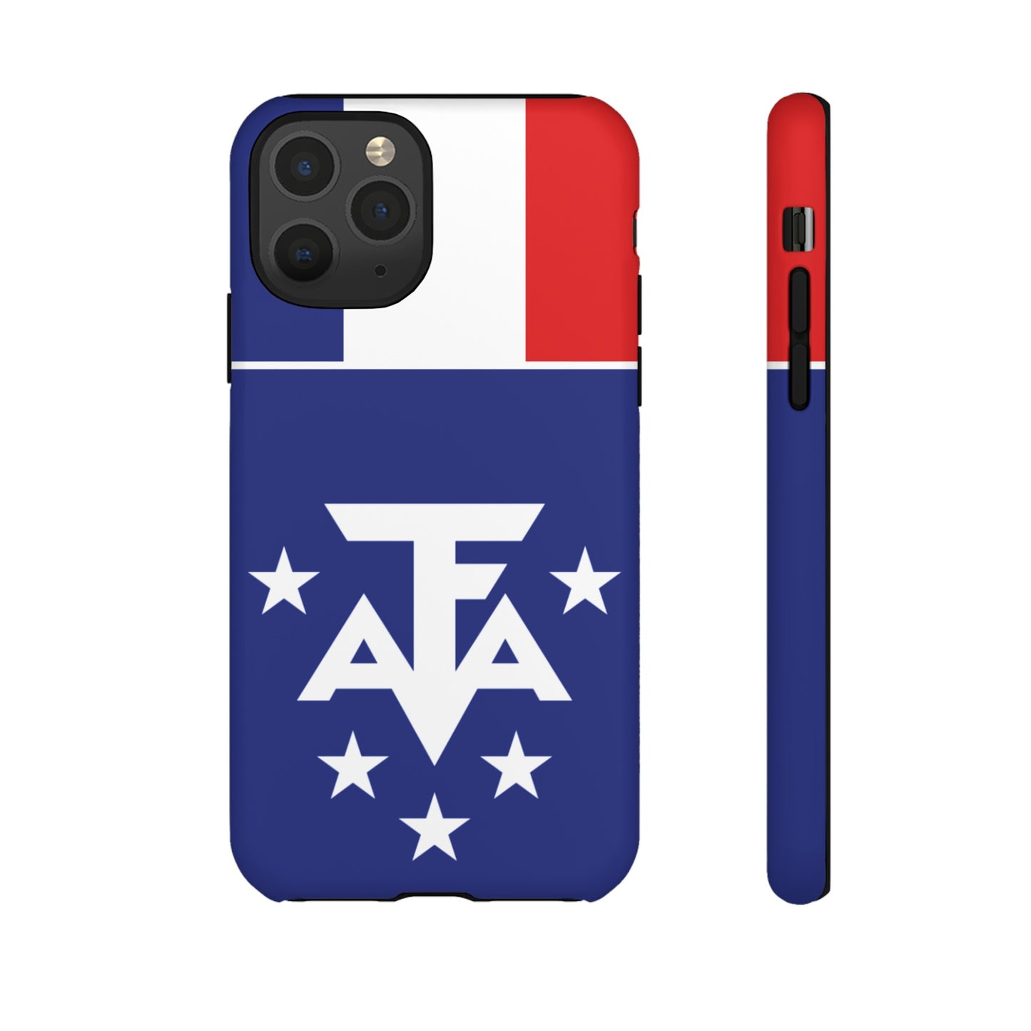 French Southern And Antarctic Lands Flag Phone Case | iPhone 15 Plus/ Pro, 14, 13, 12| Google Pixel 7, Pro, 5| Samsung Galaxy S23 All Major Phone Models