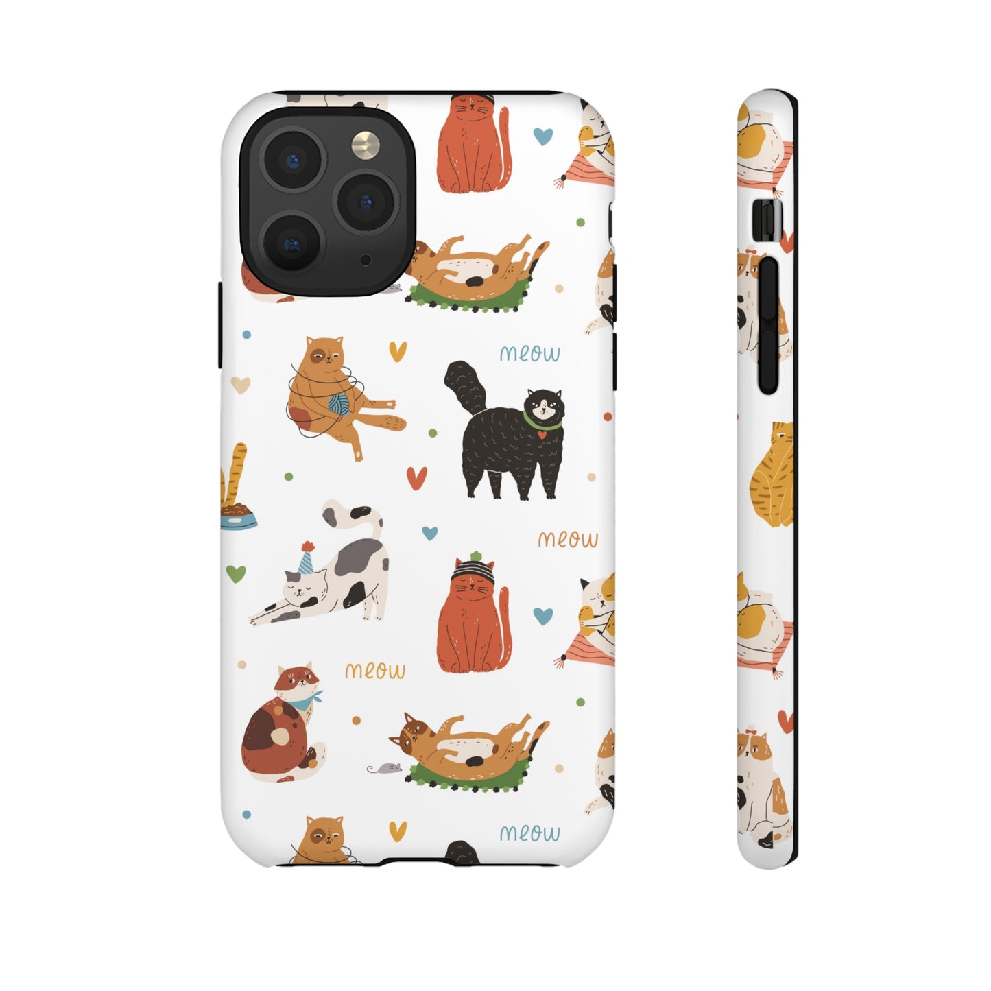 Collage of Cats Wallpaper Phone Case | iPhone 15 Plus/ Pro, 14, 13, 12| Google Pixel 7, Pro, 5| Samsung Galaxy S23 All Major Phone Models