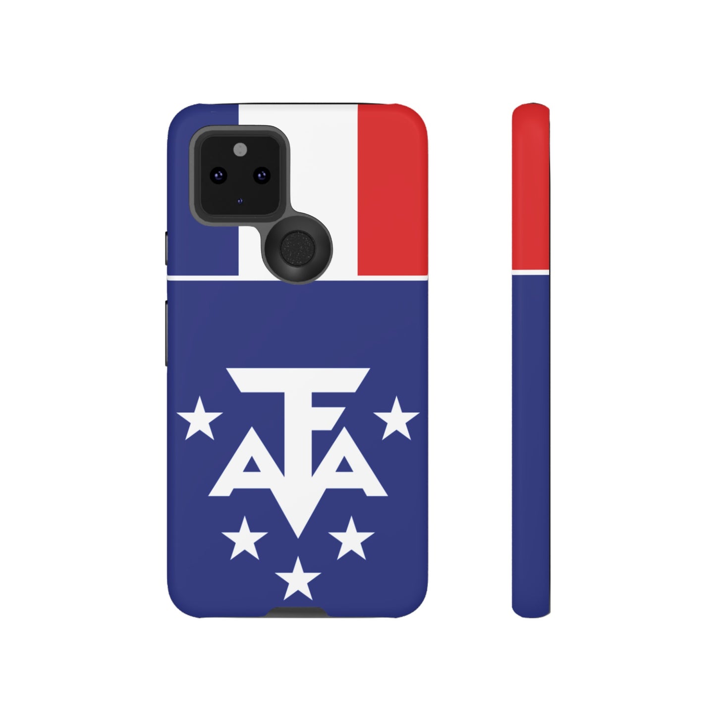 French Southern And Antarctic Lands Flag Phone Case | iPhone 15 Plus/ Pro, 14, 13, 12| Google Pixel 7, Pro, 5| Samsung Galaxy S23 All Major Phone Models