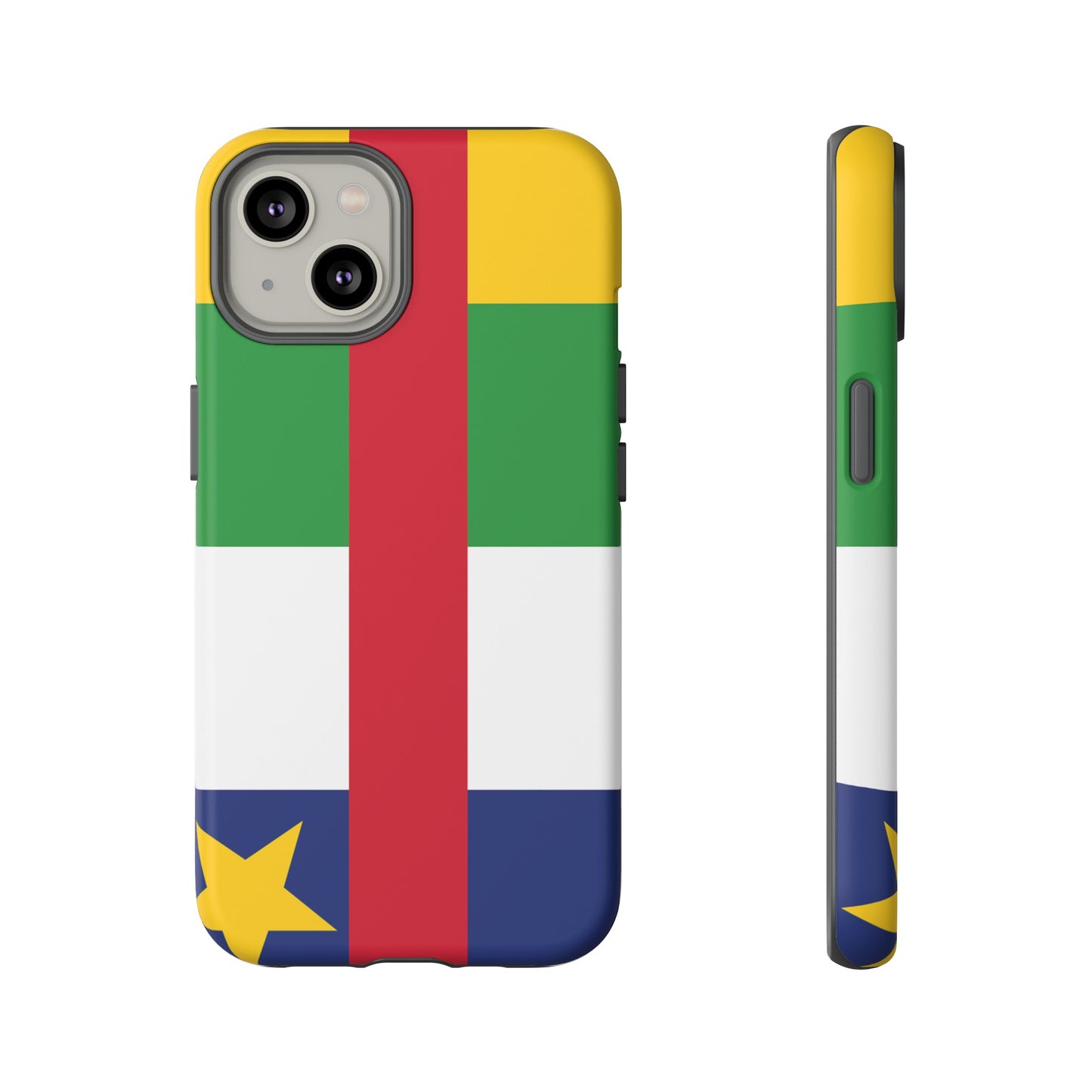 Central African Republic Flag Phone Case | iPhone 15 Plus/ Pro, 14, 13, 12| Google Pixel 7, Pro, 5| Samsung Galaxy S23 All Major Phone Models