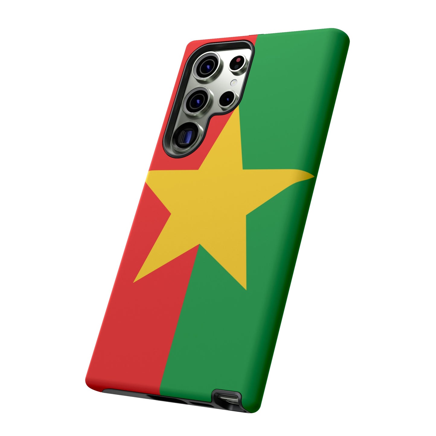 Burkina Faso Flag Phone Case | iPhone 15 Plus/ Pro, 14, 13, 12| Google Pixel 7, Pro, 5| Samsung Galaxy S23 All Major Phone Models