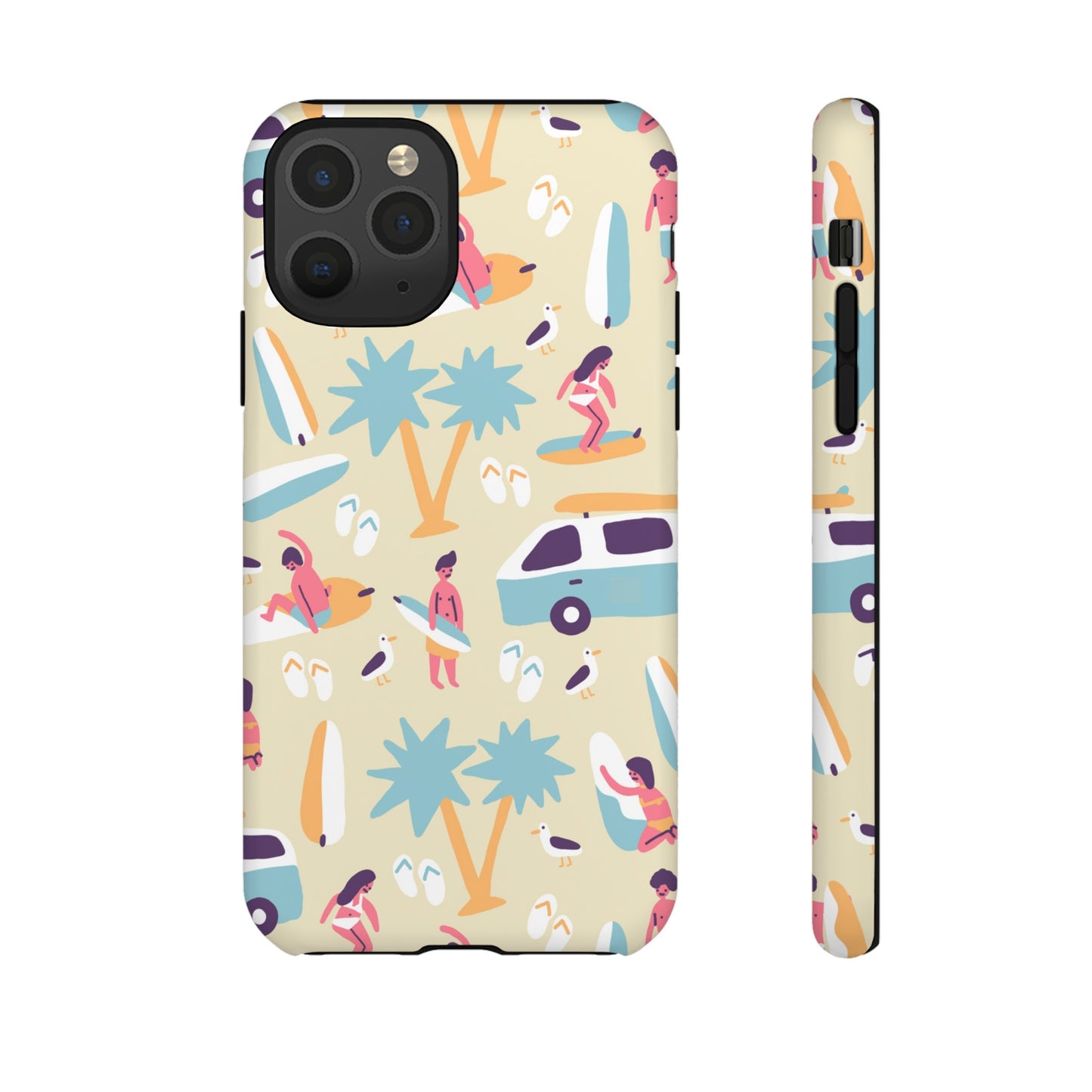 Surfers Wallpaper Phone Case | iPhone 15 Plus/ Pro, 14, 13, 12| Google Pixel 7, Pro, 5| Samsung Galaxy S23 All Major Phone Models