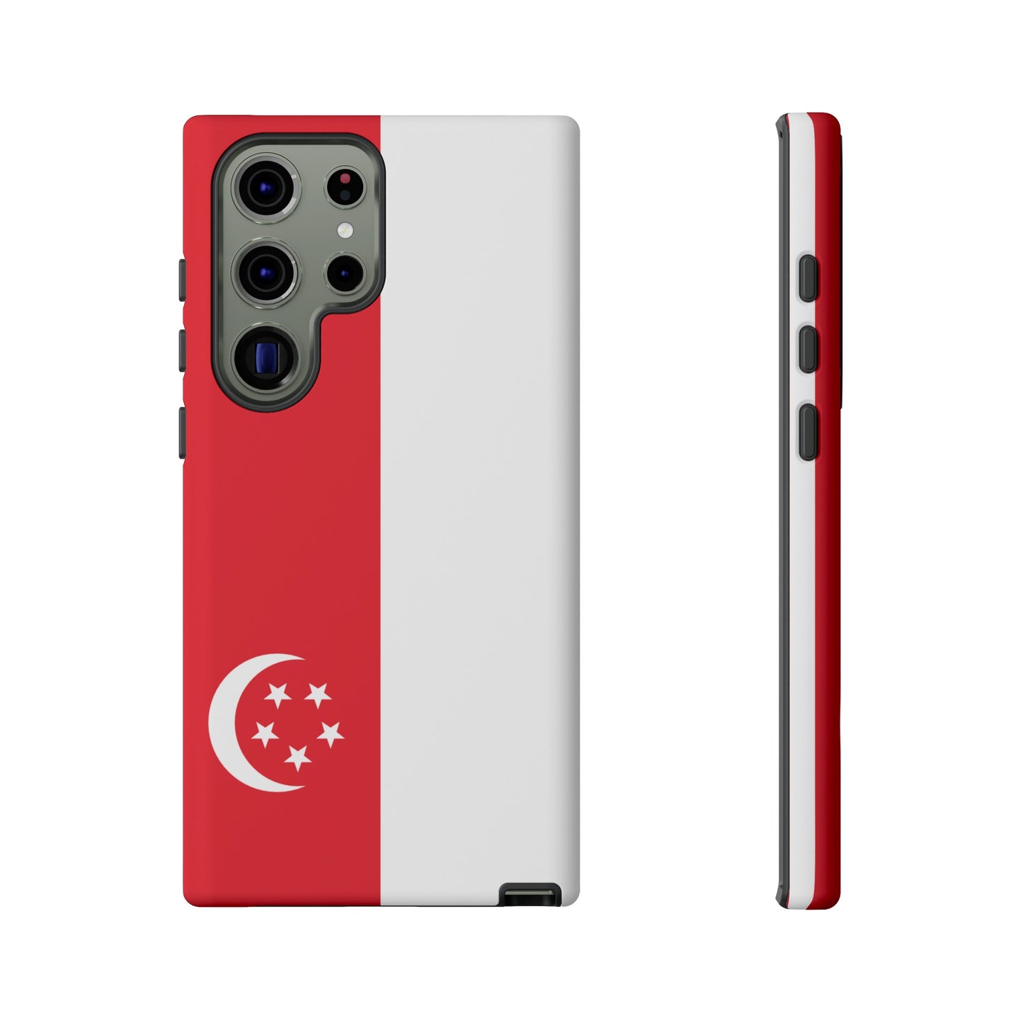 Singapore Flag Phone Case | iPhone 15 Plus/ Pro, 14, 13, 12| Google Pixel 7, Pro, 5| Samsung Galaxy S23 All Major Phone Models