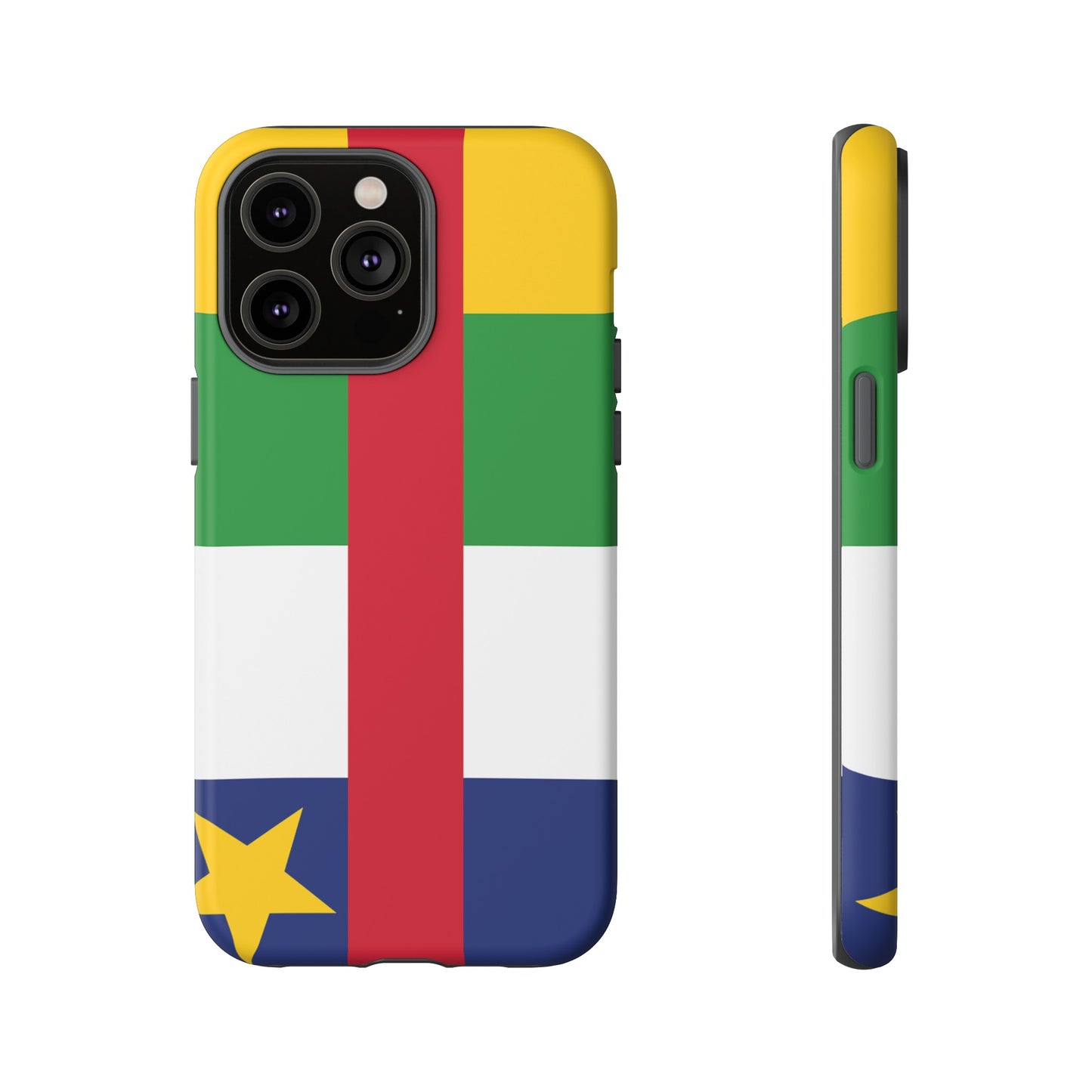 Central African Republic Flag Phone Case | iPhone 15 Plus/ Pro, 14, 13, 12| Google Pixel 7, Pro, 5| Samsung Galaxy S23 All Major Phone Models