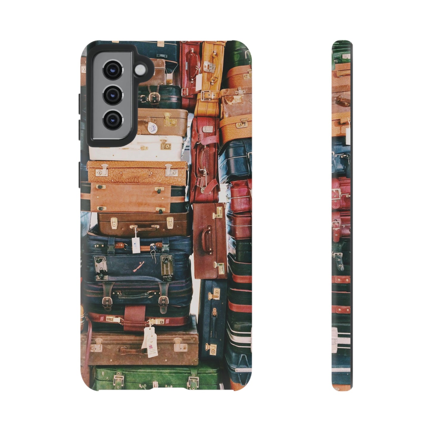 Suitcase Wallpaper Phone Case | iPhone 15 Plus/ Pro, 14, 13, 12| Google Pixel 7, Pro, 5| Samsung Galaxy S23 All Major Phone Models