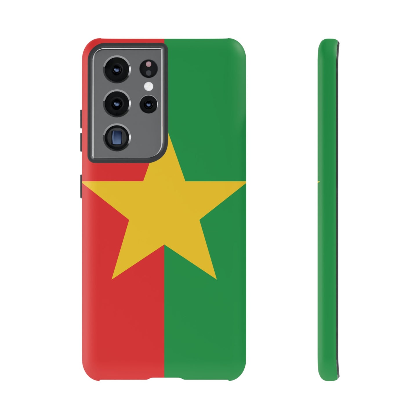 Burkina Faso Flag Phone Case | iPhone 15 Plus/ Pro, 14, 13, 12| Google Pixel 7, Pro, 5| Samsung Galaxy S23 All Major Phone Models