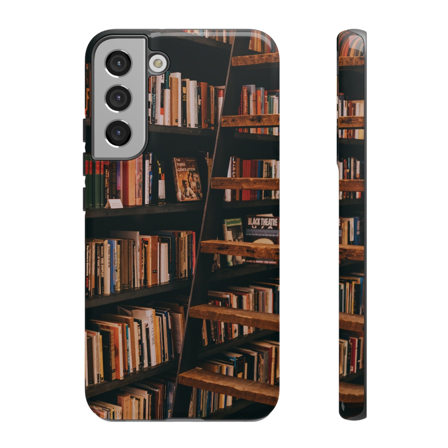 Bookcase Wallpaper Phone Case | iPhone 15 Plus/ Pro, 14, 13, 12| Google Pixel 7, Pro, 5| Samsung Galaxy S23 All Major Phone Models