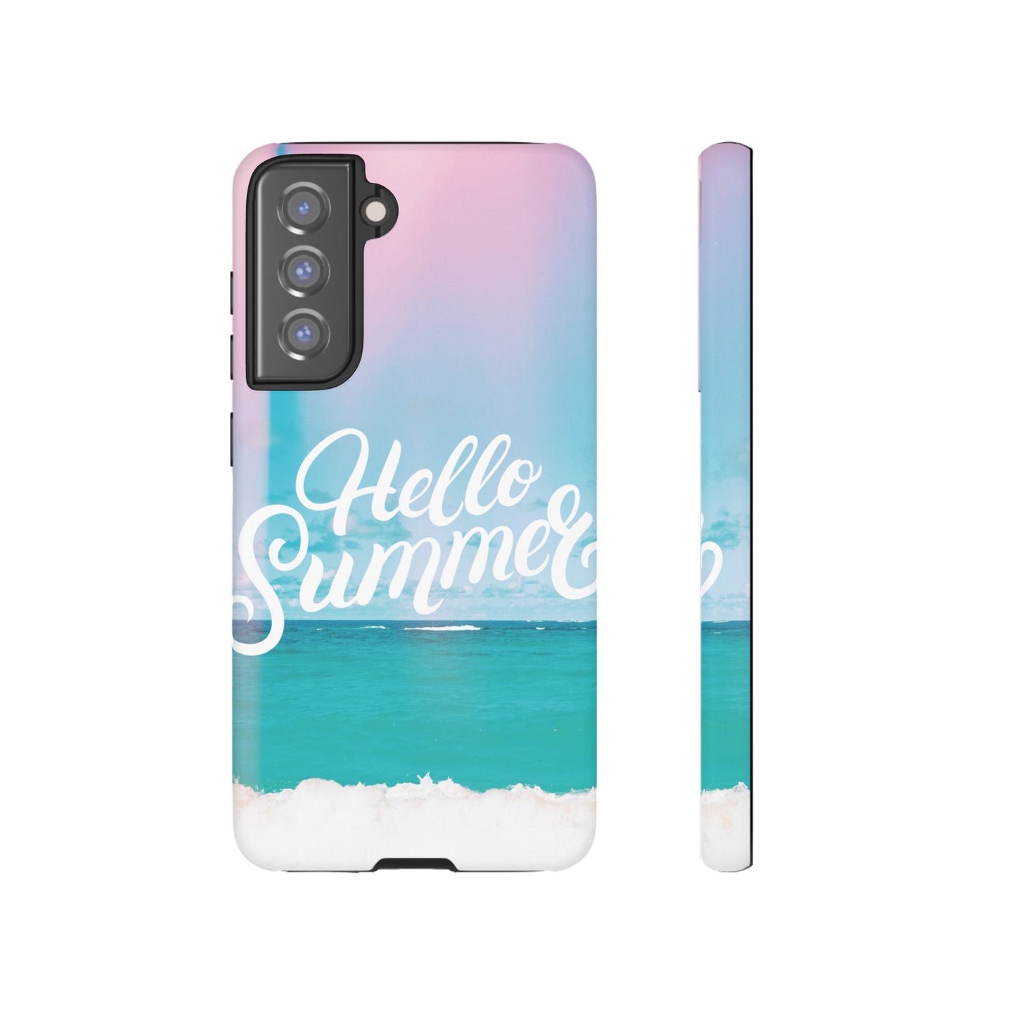 Hello Summer Wallpaper Phone Case | iPhone 15 Plus/ Pro, 14, 13, 12| Google Pixel 7, Pro, 5| Samsung Galaxy S23 All Major Phone Models