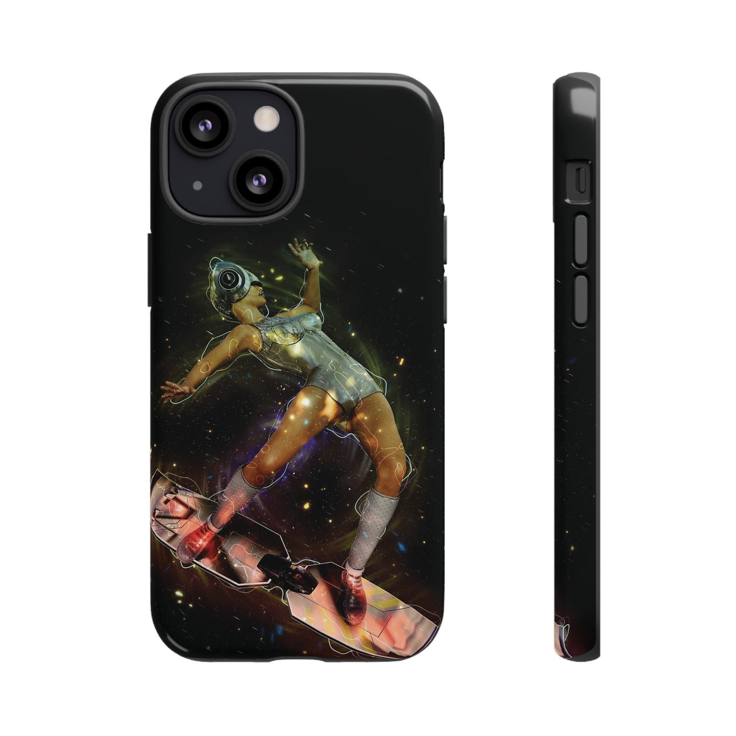 Sci-Fi Skateboard Wallpaper Phone Case | iPhone 15 Plus/ Pro, 14, 13, 12| Google Pixel 7, Pro, 5| Samsung Galaxy S23 All Major Phone Models