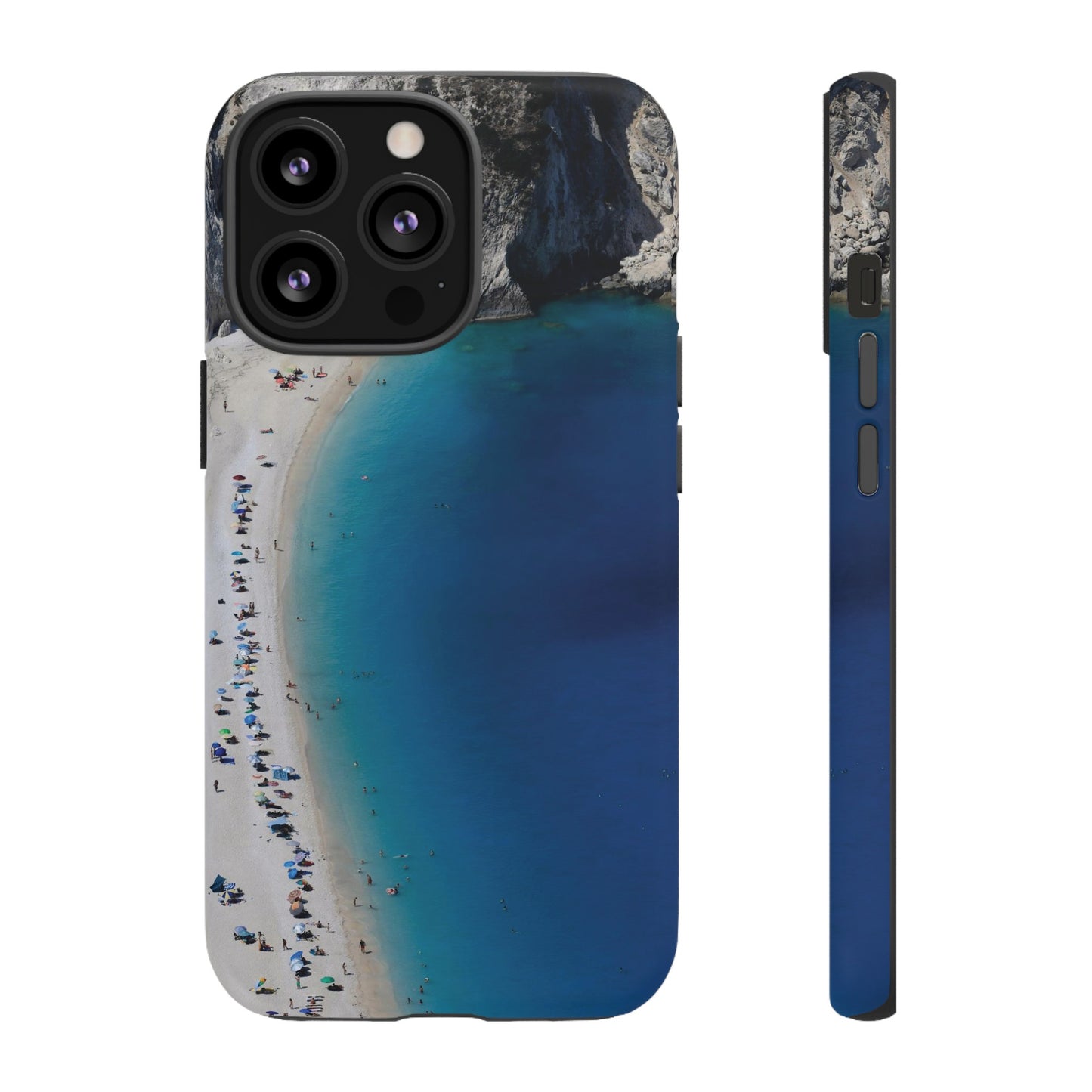 Blue Beach Wallpaper Phone Case | iPhone 15 Plus/ Pro, 14, 13, 12| Google Pixel 7, Pro, 5| Samsung Galaxy S23 All Major Phone Models