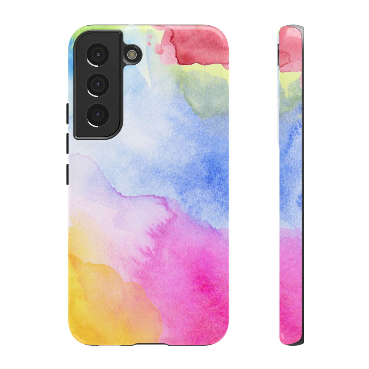 Watercolour Rainbow Phone Case | iPhone 15 Plus/ Pro, 14, 13, 12| Google Pixel 7, Pro, 5| Samsung Galaxy S23 All Major Phone Models