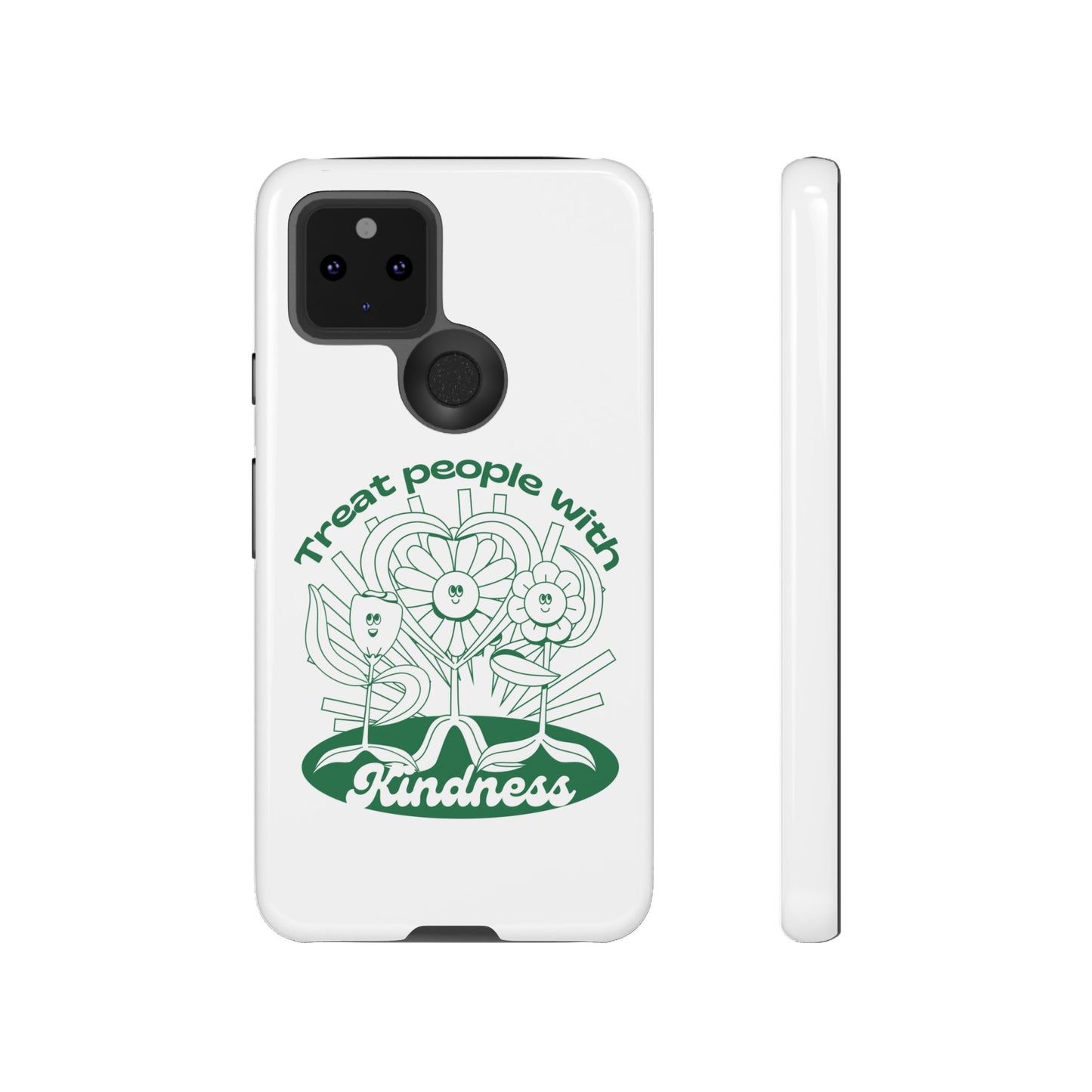 Treat People With Kindness Phone Case | iPhone 15 Plus/ Pro, 14, 13, 12| Google Pixel 7, Pro, 5| Samsung Galaxy S23 All Major Phone Models