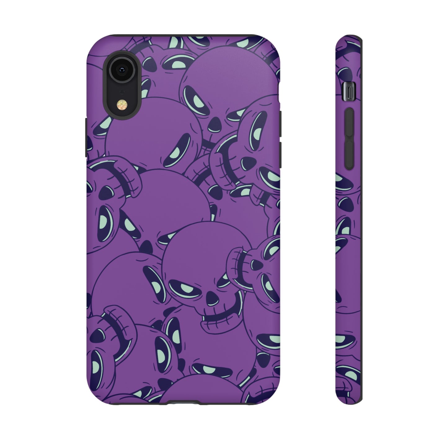 Glowing Skulls Wallpaper Phone Case | iPhone 15 Plus/ Pro, 14, 13, 12| Google Pixel 7, Pro, 5| Samsung Galaxy S23 All Major Phone Models