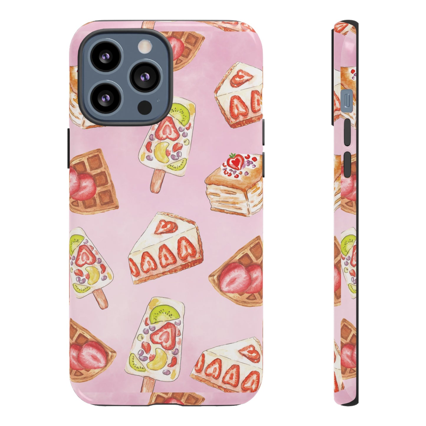 Assorted Dessert Wallpaper Phone Case | iPhone 15 Plus/ Pro, 14, 13, 12| Google Pixel 7, Pro, 5| Samsung Galaxy S23 All Major Phone Models