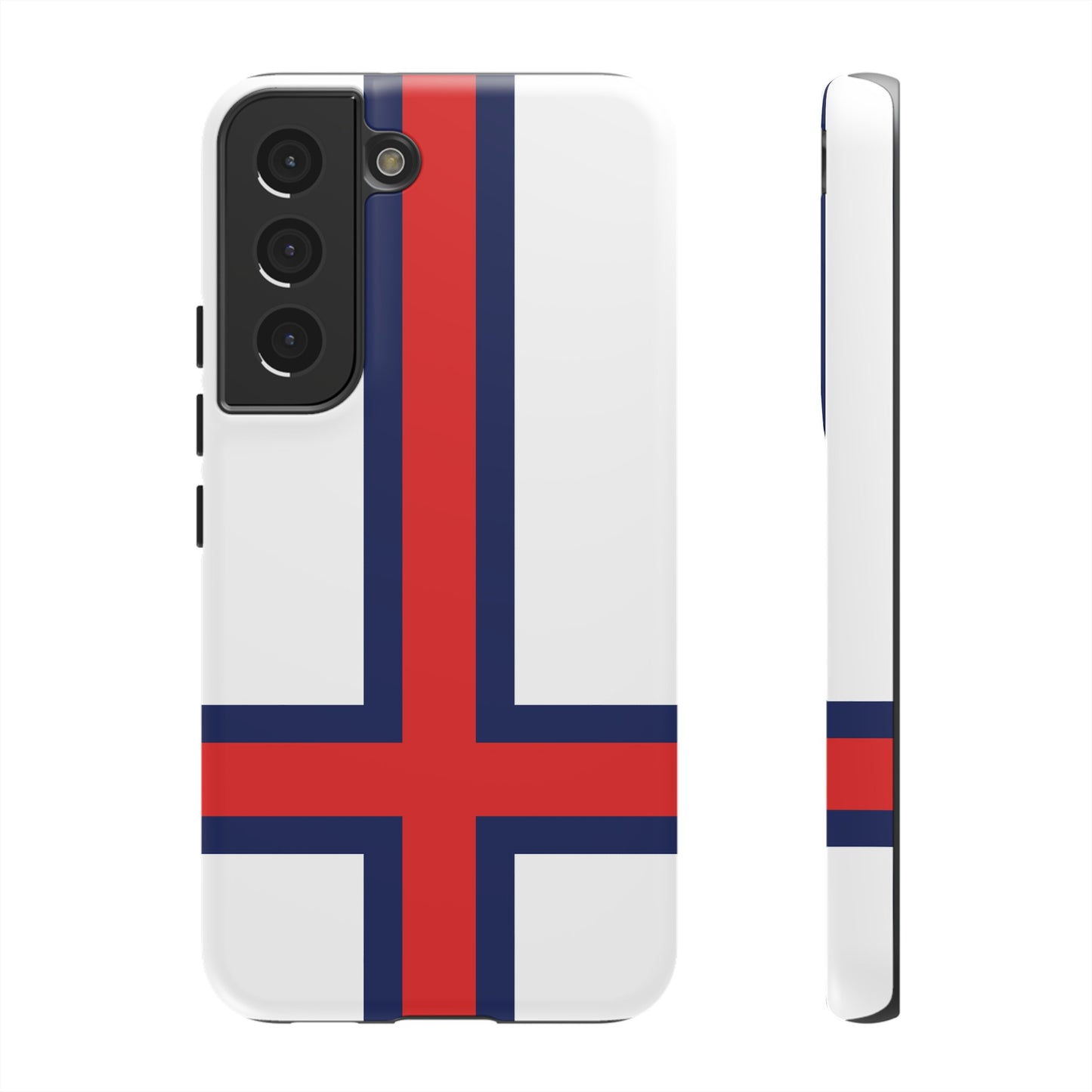 Faroe Island Denmark Flag Phone Case | iPhone 15 Plus/ Pro, 14, 13, 12| Google Pixel 7, Pro, 5| Samsung Galaxy S23 All Major Phone Models