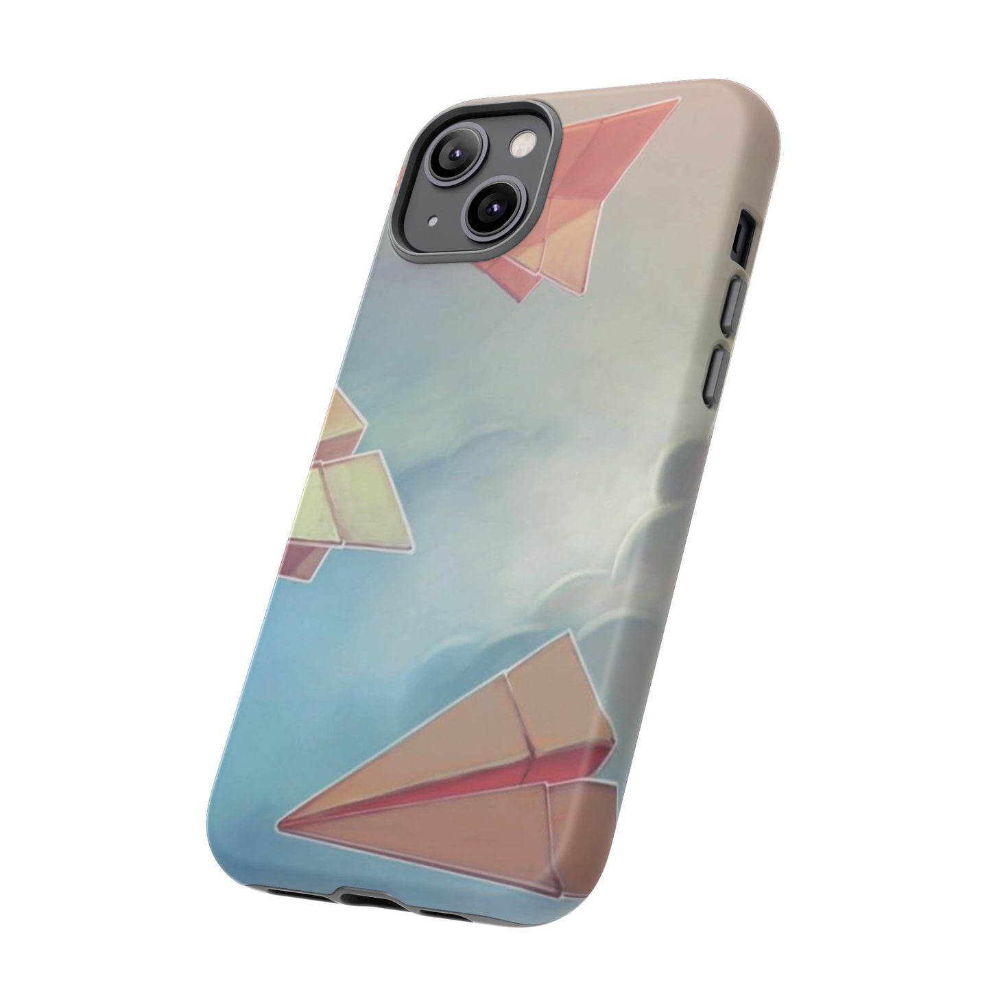 Paper Plane Wallpaper Phone Case | iPhone 15 Plus/ Pro, 14, 13, 12| Google Pixel 7, Pro, 5| Samsung Galaxy S23 All Major Phone Models