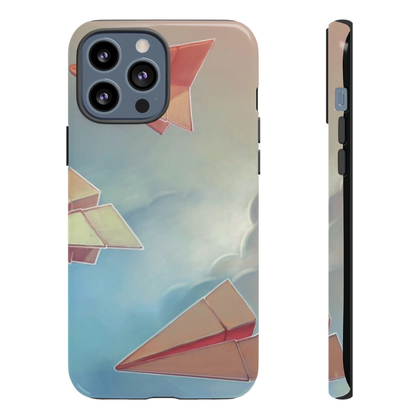 Paper Plane Wallpaper Phone Case | iPhone 15 Plus/ Pro, 14, 13, 12| Google Pixel 7, Pro, 5| Samsung Galaxy S23 All Major Phone Models