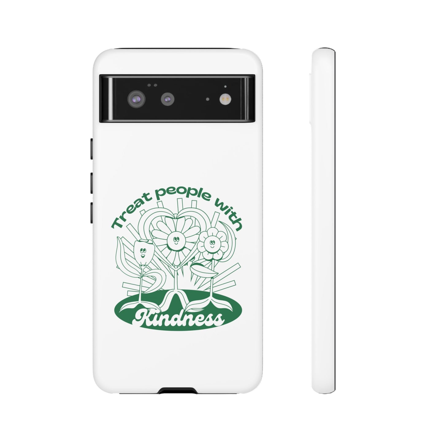 Treat People With Kindness Phone Case | iPhone 15 Plus/ Pro, 14, 13, 12| Google Pixel 7, Pro, 5| Samsung Galaxy S23 All Major Phone Models