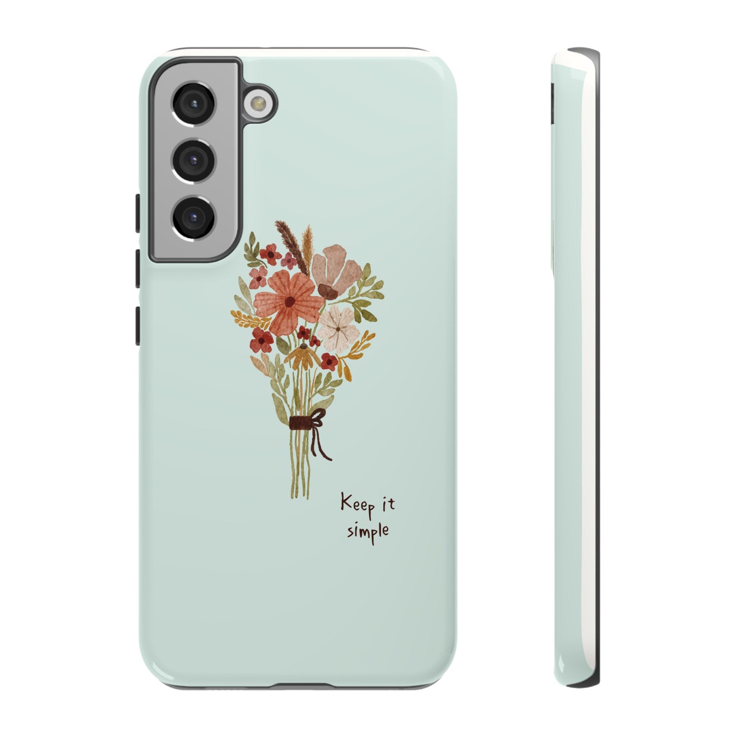 Keep It Simple Wallpaper Phone Case | iPhone 15 Plus/ Pro, 14, 13, 12| Google Pixel 7, Pro, 5| Samsung Galaxy S23 All Major Phone Models