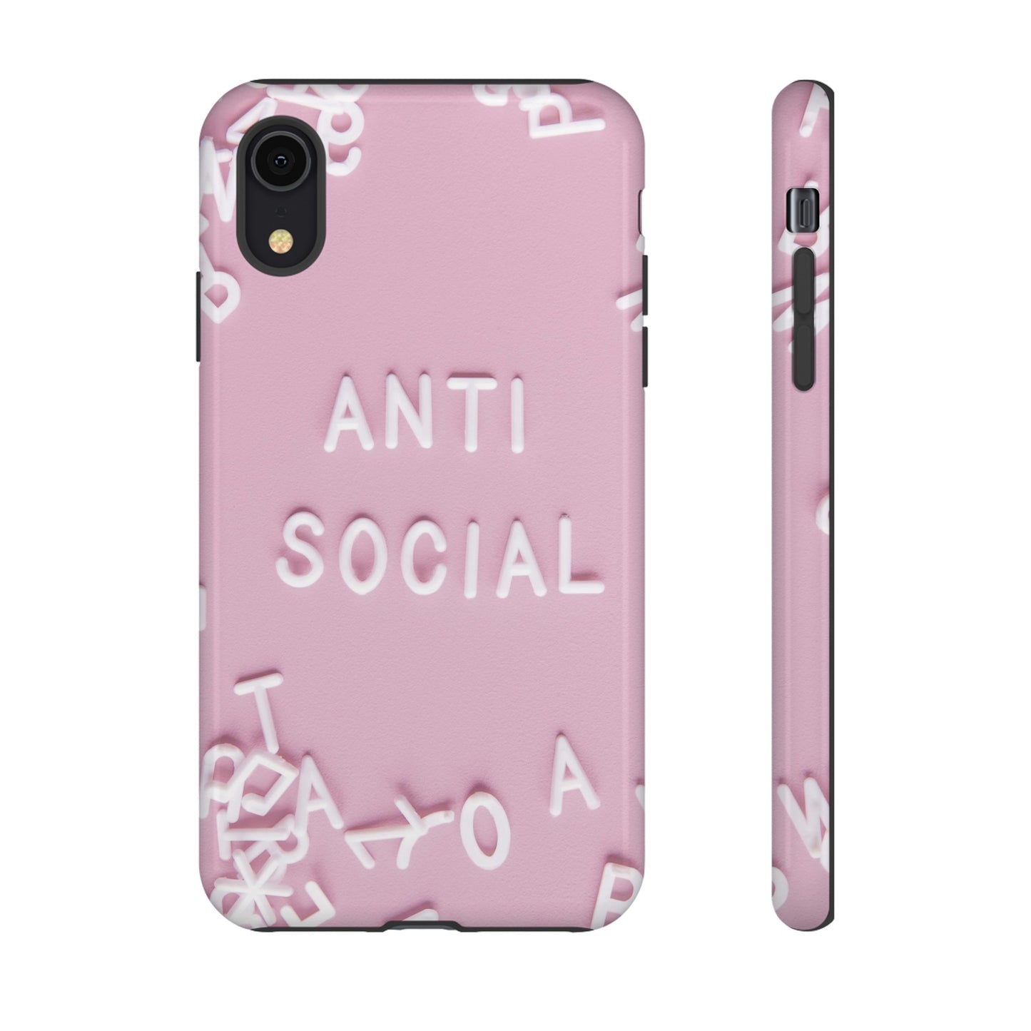 Anti Social Phone Case | iPhone 15 Plus/ Pro, 14, 13, 12| Google Pixel 7, Pro, 5| Samsung Galaxy S23 All Major Phone Models