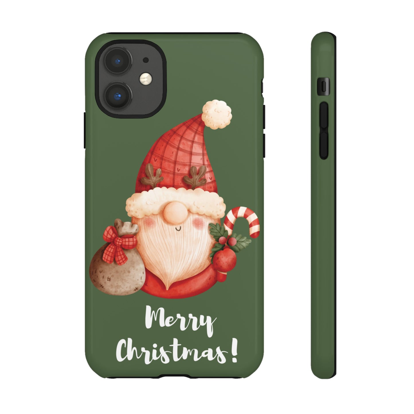 Cute Merry Christmas Wallpaper Phone Case | iPhone 15 Plus/ Pro, 14, 13, 12| Google Pixel 7, Pro, 5| Samsung Galaxy S23 All Major Phone Models