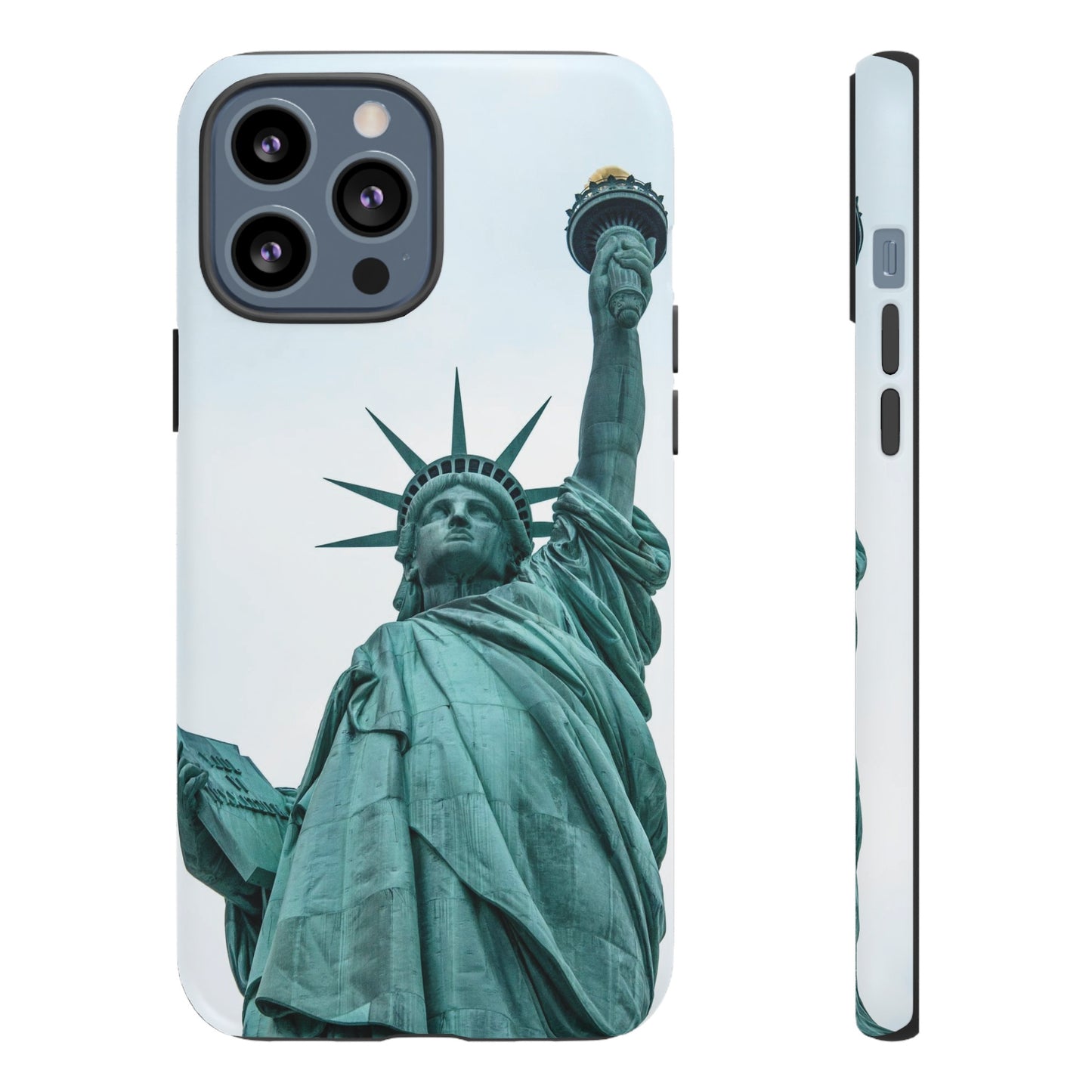 Statue of Liberty Wallpaper Phone Case | iPhone 15 Plus/ Pro, 14, 13, 12| Google Pixel 7, Pro, 5| Samsung Galaxy S23 All Major Phone Models