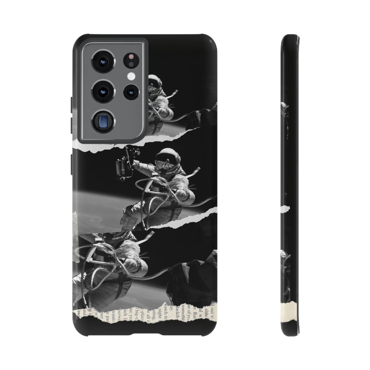 Astronaut Collage Phone Case | iPhone 15 Plus/ Pro, 14, 13, 12| Google Pixel 7, Pro, 5| Samsung Galaxy S23 All Major Phone Models