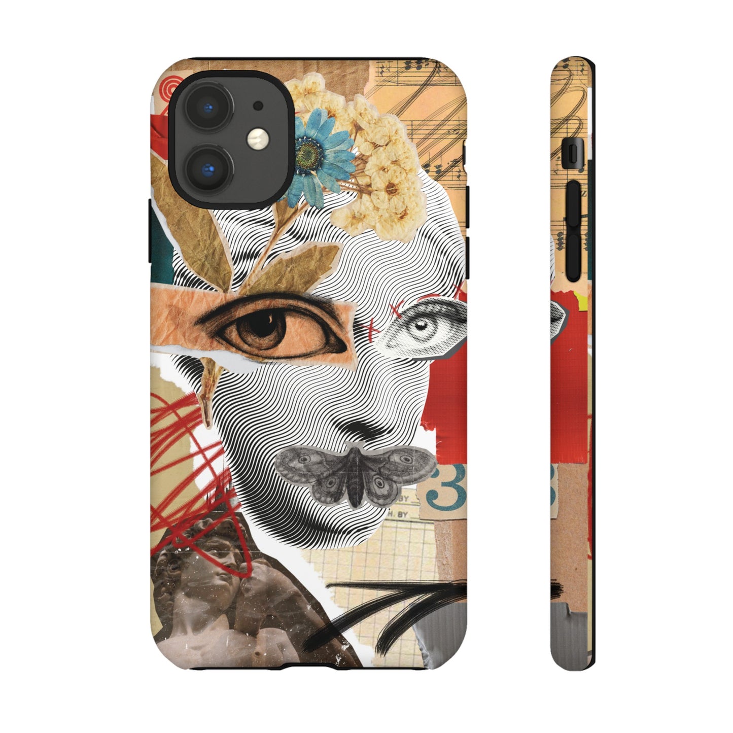 Woman Collage Wallpaper Phone Case | iPhone 15 Plus/ Pro, 14, 13, 12| Google Pixel 7, Pro, 5| Samsung Galaxy S23 All Major Phone Models