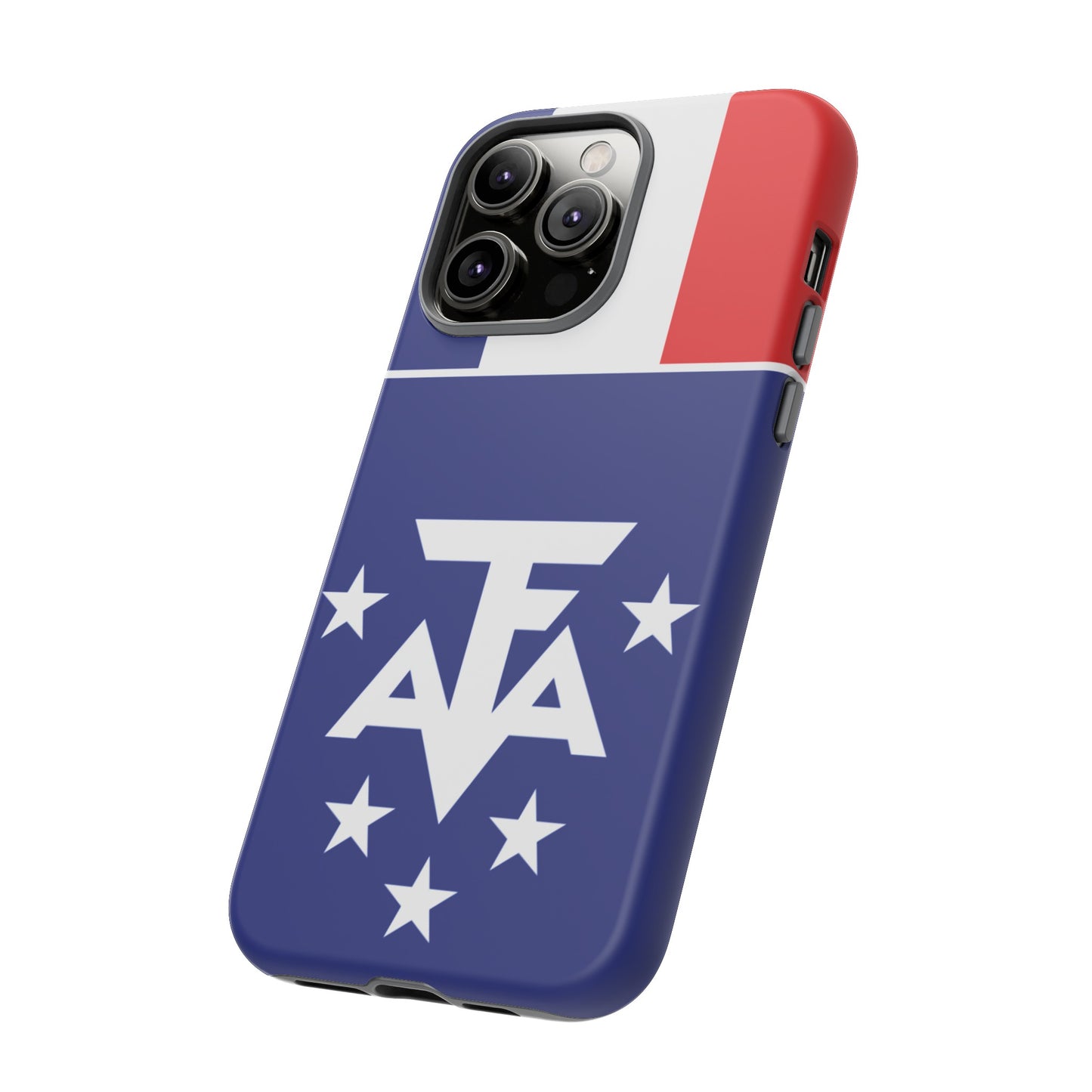 French Southern And Antarctic Lands Flag Phone Case | iPhone 15 Plus/ Pro, 14, 13, 12| Google Pixel 7, Pro, 5| Samsung Galaxy S23 All Major Phone Models