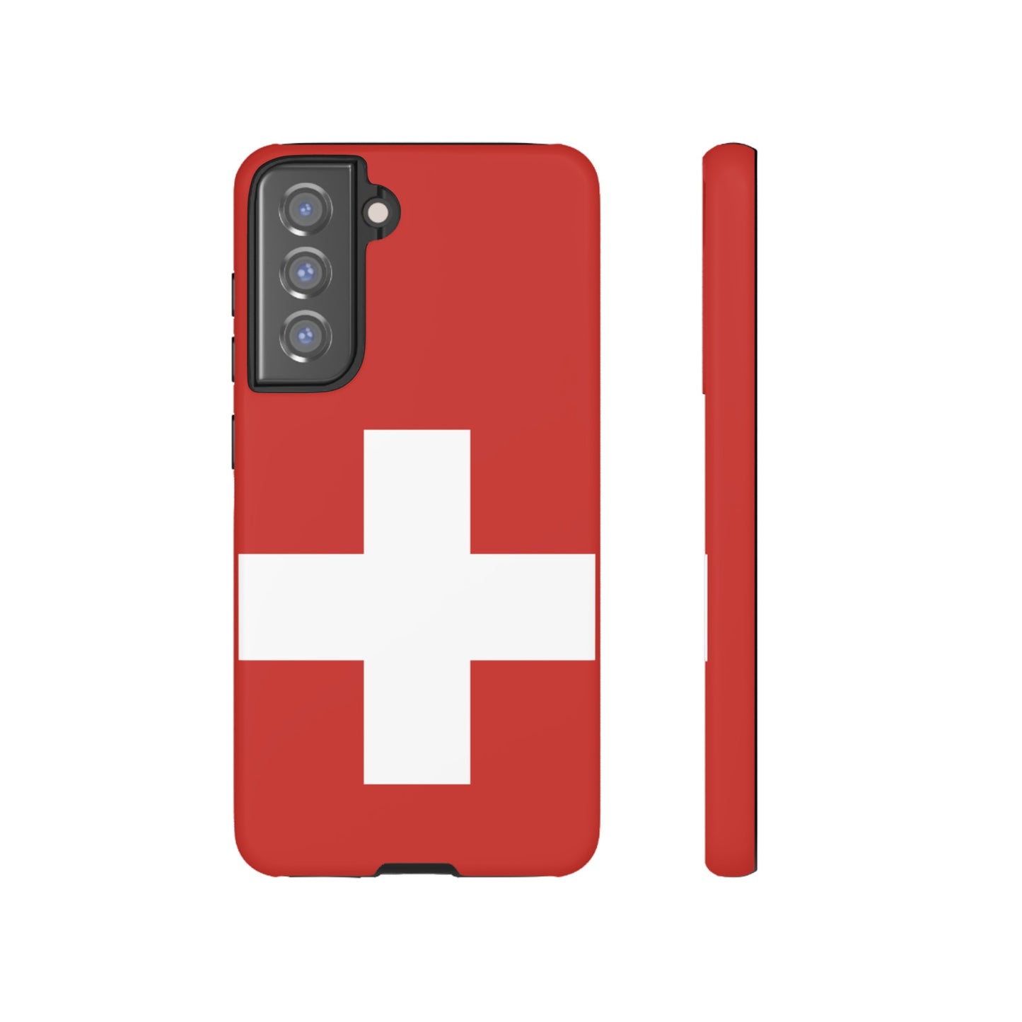 Switzerland Flag Phone Case | iPhone 15 Plus/ Pro, 14, 13, 12| Google Pixel 7, Pro, 5| Samsung Galaxy S23 All Major Phone Models