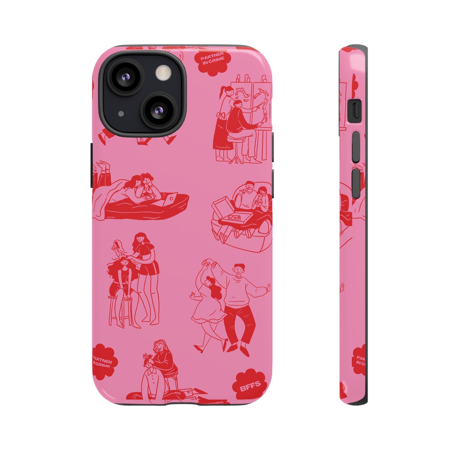 Pink Valentine's Day Wallpaper Phone Case | iPhone 15 Plus/ Pro, 14, 13, 12| Google Pixel 7, Pro, 5| Samsung Galaxy S23 All Major Phone Models