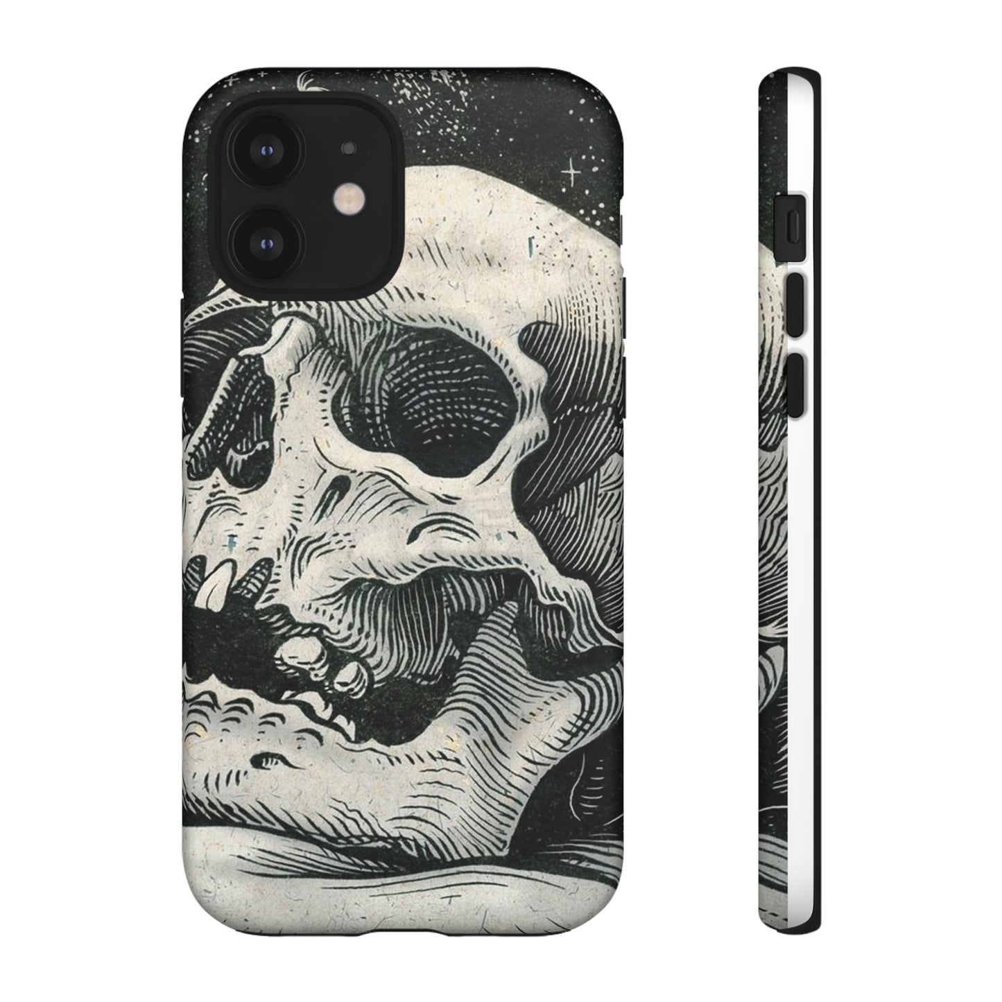 Skull Wallpaper Phone Case | iPhone 15 Plus/ Pro, 14, 13, 12| Google Pixel 7, Pro, 5| Samsung Galaxy S23 All Major Phone Models