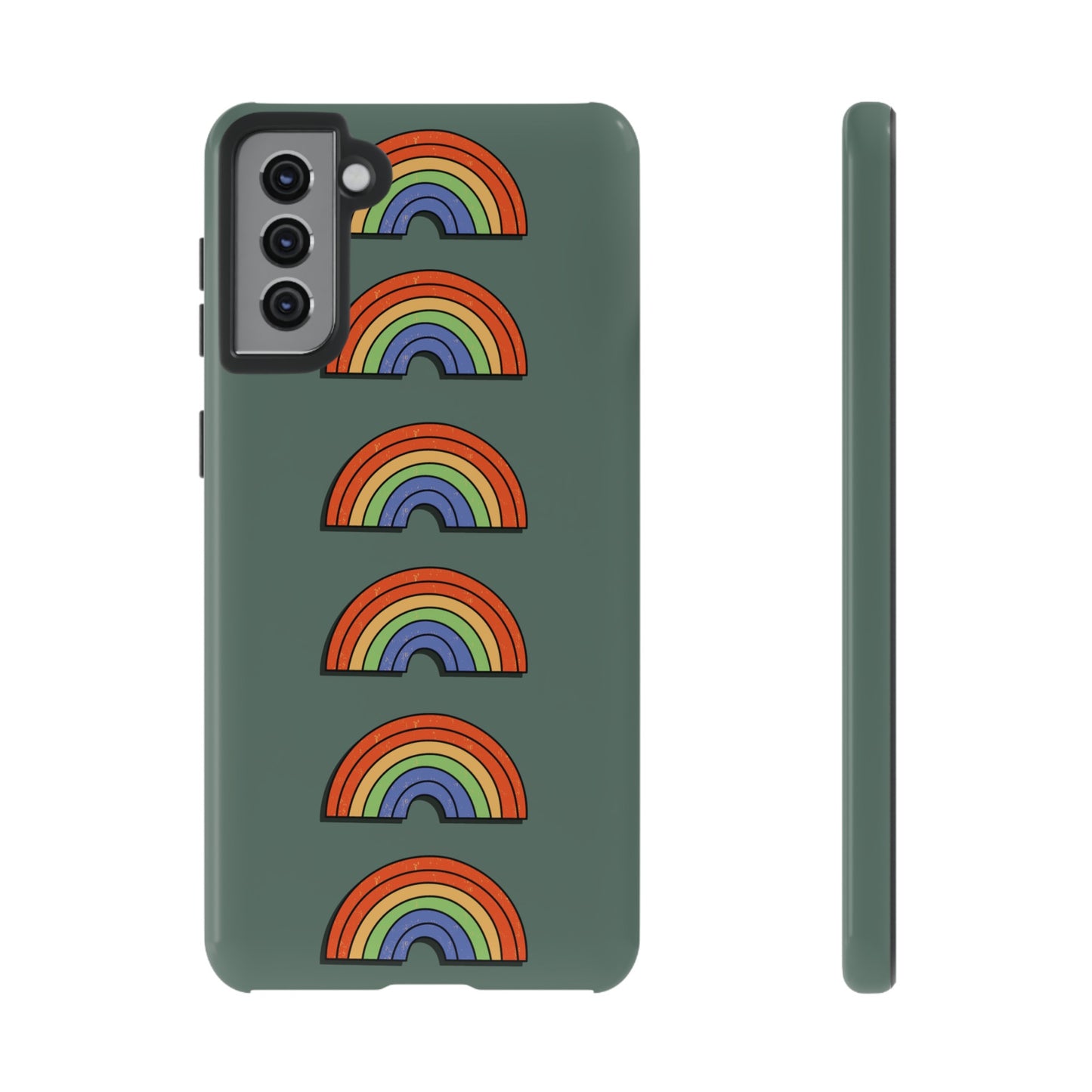 Rainbow Wallpaper Phone Case | iPhone 15 Plus/ Pro, 14, 13, 12| Google Pixel 7, Pro, 5| Samsung Galaxy S23 All Major Phone Models