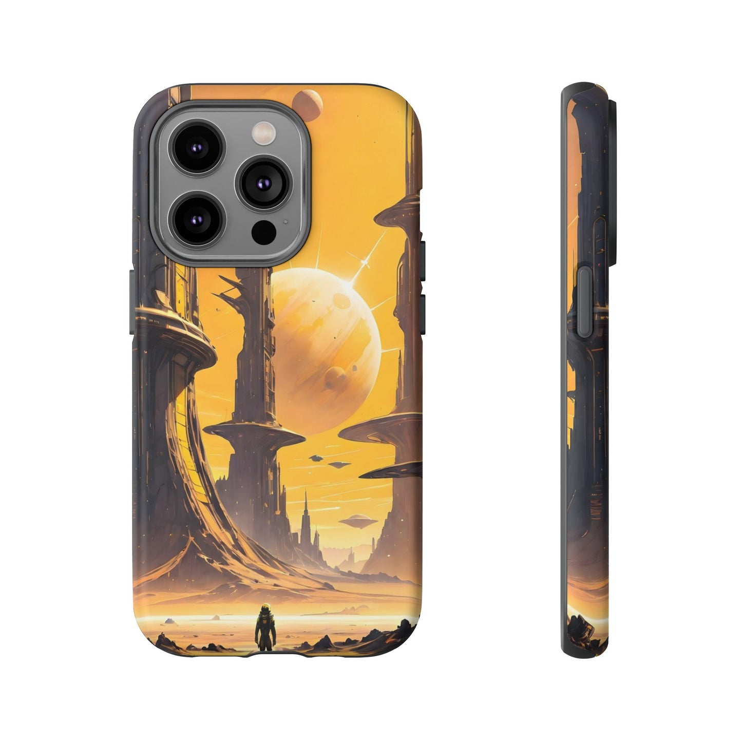 Distant Planets Sci Fi Wallpaper Phone Case | iPhone 15 Plus/ Pro, 14, 13, 12| Google Pixel 7, Pro, 5| Samsung Galaxy S23 All Major Phone Models