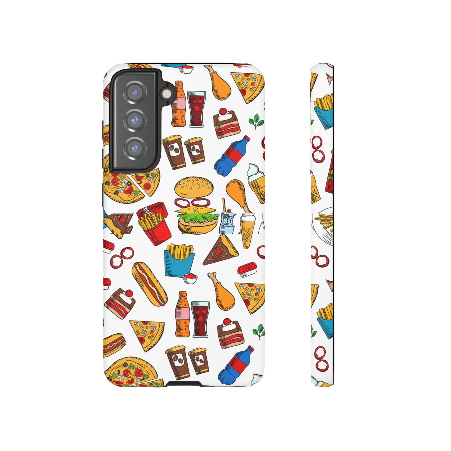 Fast Food Wallpaper Phone Case | iPhone 15 Plus/ Pro, 14, 13, 12| Google Pixel 7, Pro, 5| Samsung Galaxy S23 All Major Phone Models