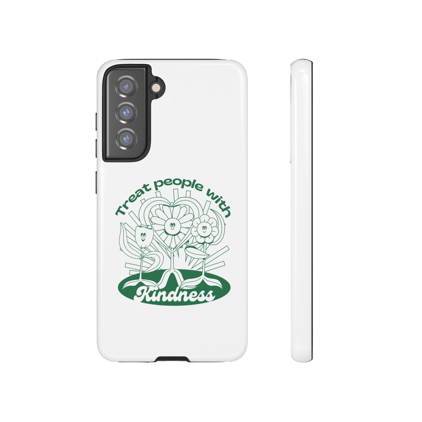 Treat People With Kindness Phone Case | iPhone 15 Plus/ Pro, 14, 13, 12| Google Pixel 7, Pro, 5| Samsung Galaxy S23 All Major Phone Models