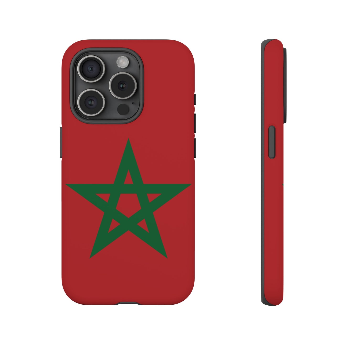 Morocco Flag Phone Case | iPhone 15 Plus/ Pro, 14, 13, 12| Google Pixel 7, Pro, 5| Samsung Galaxy S23 All Major Phone Models