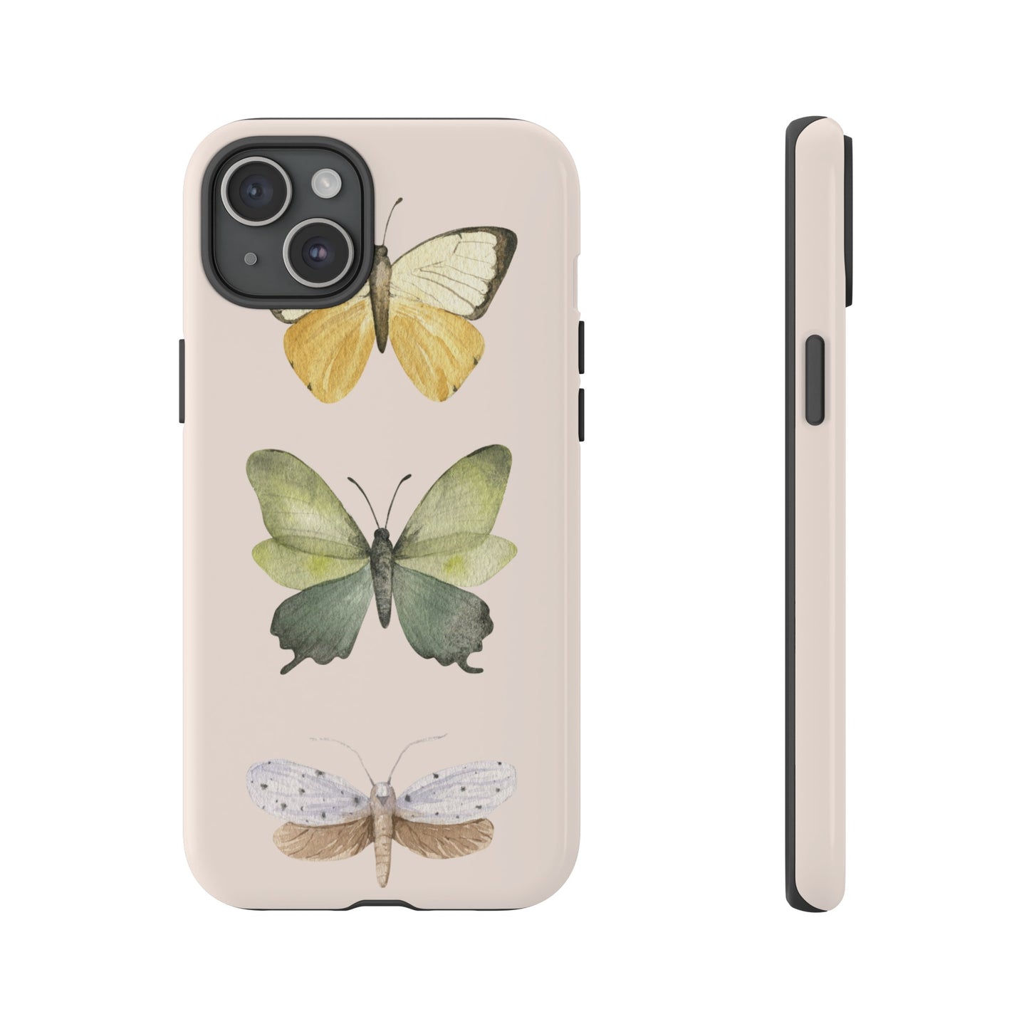 Three Butterflies Wallpaper Phone Case | iPhone 15 Plus/ Pro, 14, 13, 12| Google Pixel 7, Pro, 5| Samsung Galaxy S23 All Major Phone Models