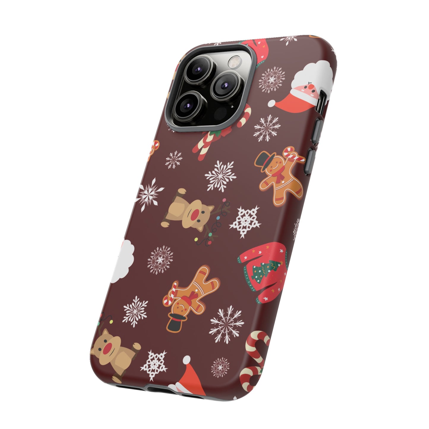 Festive Christmas Wallpaper Phone Case | iPhone 15 Plus/ Pro, 14, 13, 12| Google Pixel 7, Pro, 5| Samsung Galaxy S23 All Major Phone Models