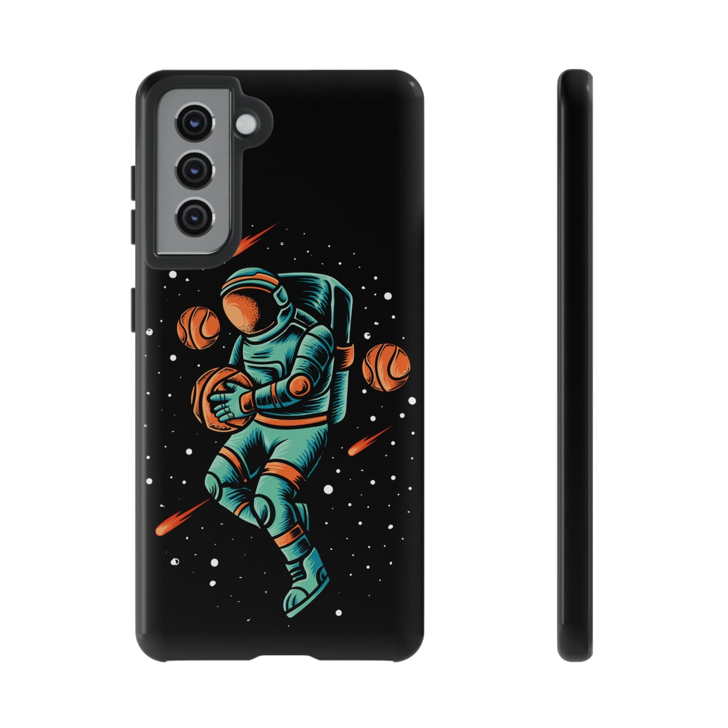 Space Basketball Phone Case | iPhone 15 Plus/ Pro, 14, 13, 12| Google Pixel 7, Pro, 5| Samsung Galaxy S23 All Major Phone Models